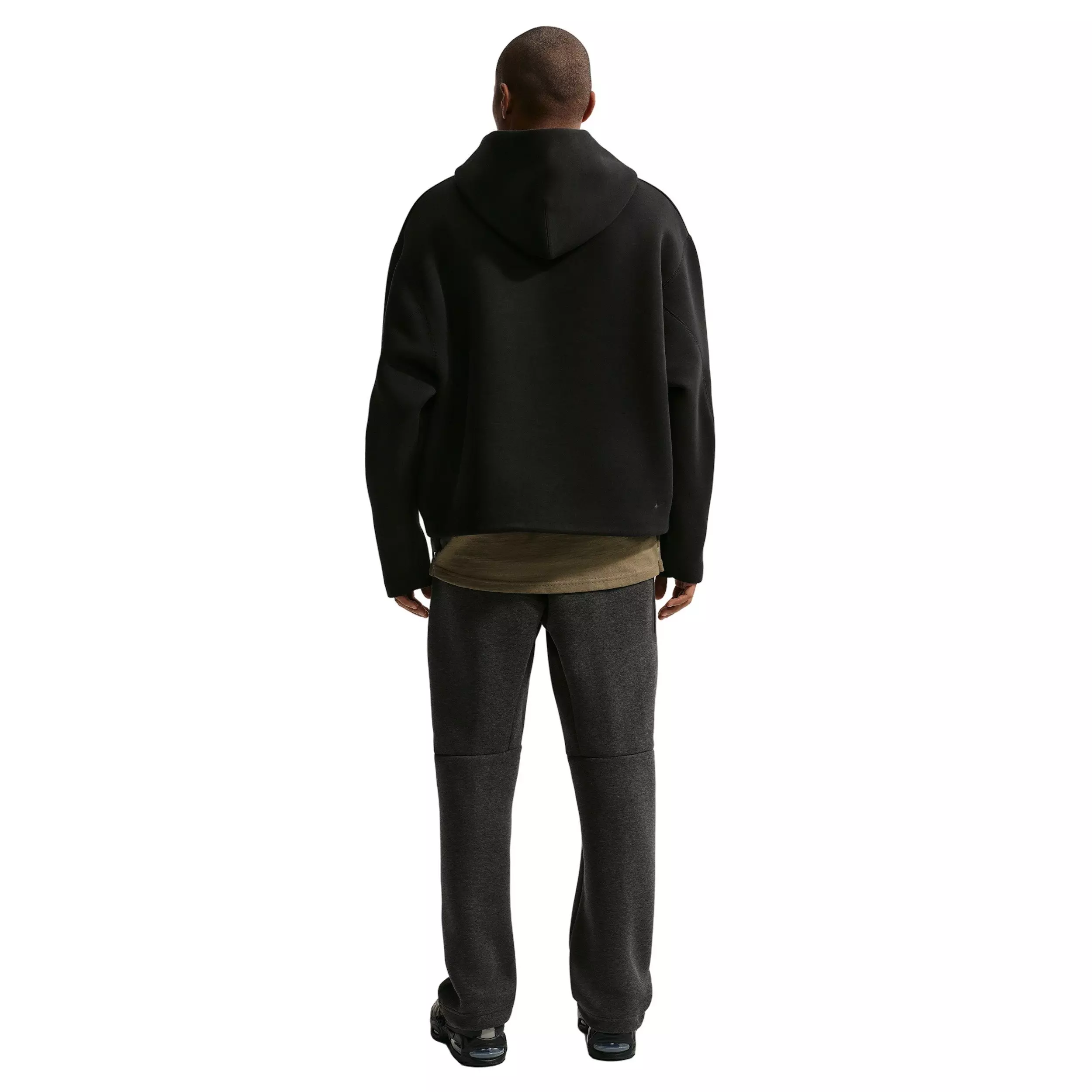 Nike Men's Tech Fleece Open-Hem Pants - BLACK
