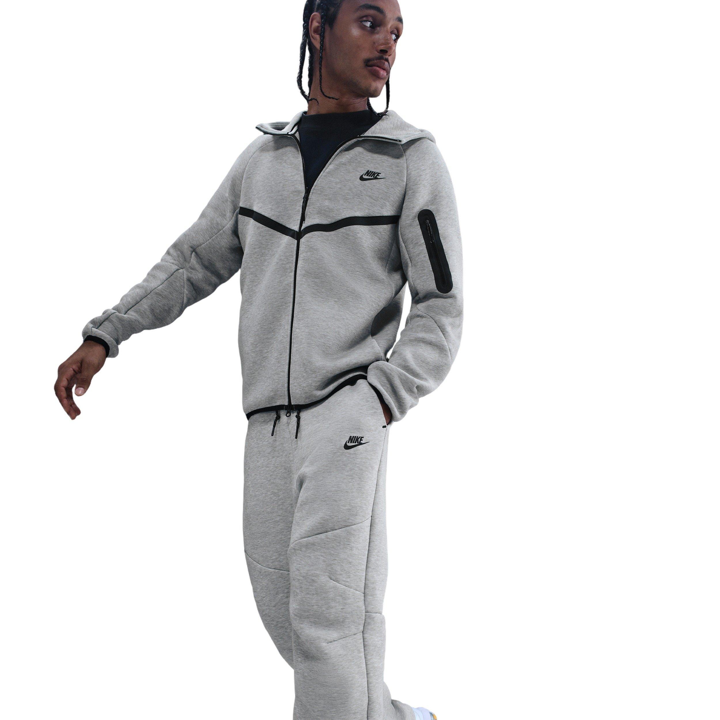 Nike Men's Tech Fleece Open-Hem Pants - GREY Thumbnail View 3