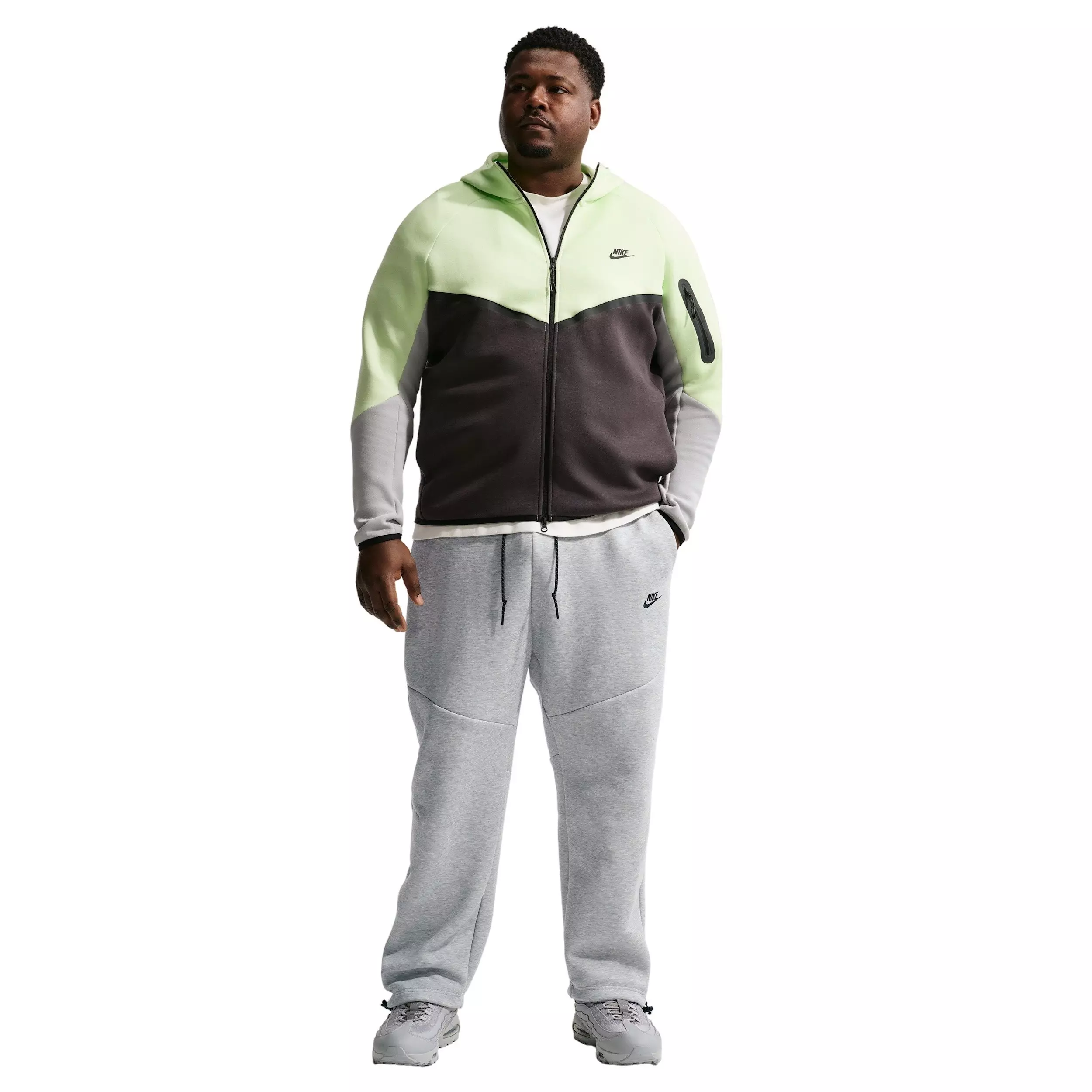 Nike Men's Tech Fleece Open-Hem Pants - GREY