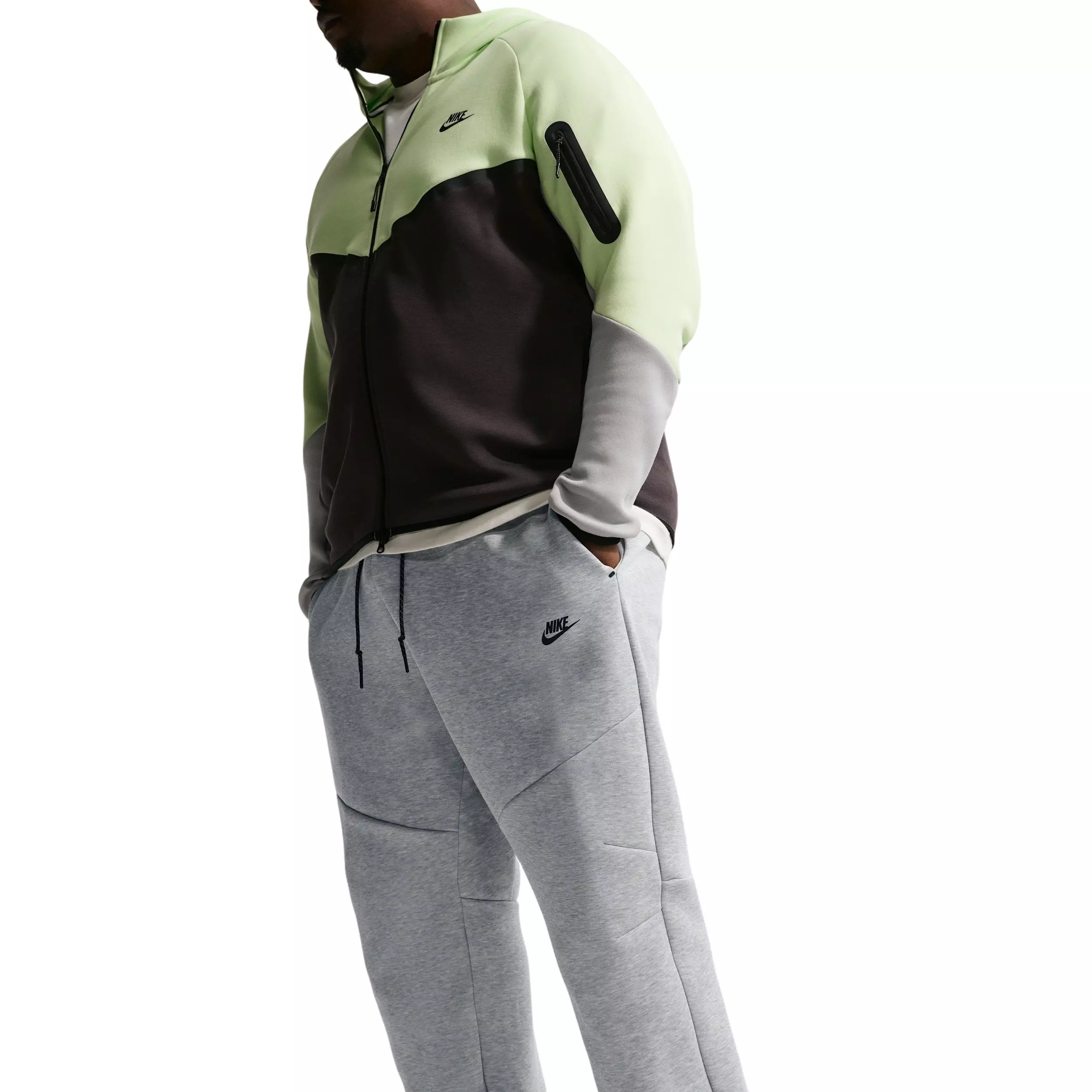 Nike Men's Tech Fleece Open-Hem Pants - GREY