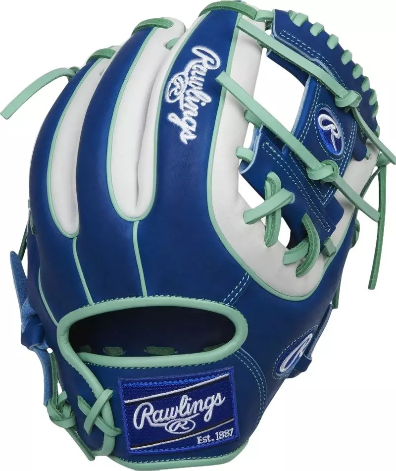 Rawlings Heart of the Hide 11.5" R2G I-Web Baseball Glove RHT - ROYAL/WHITE