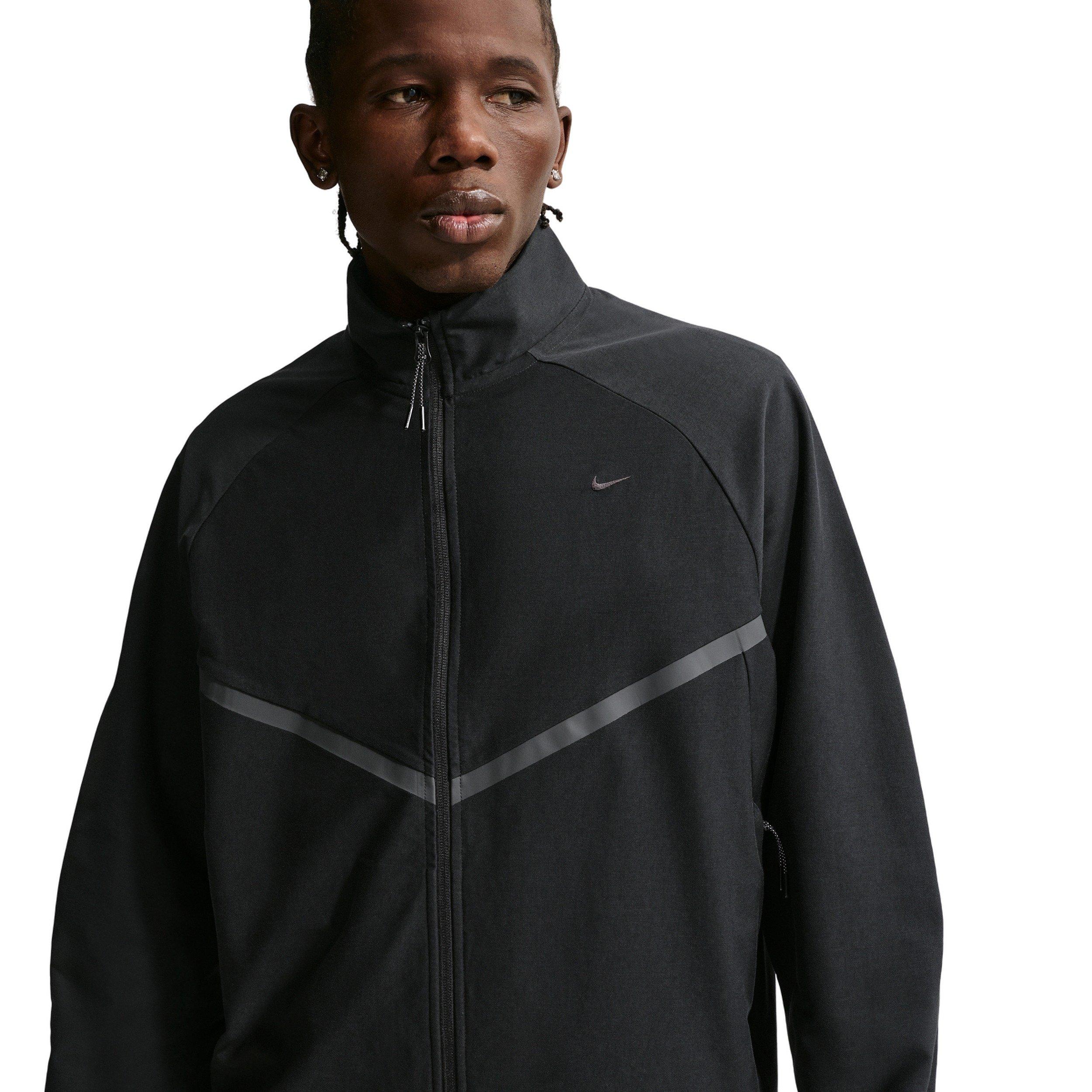 Nike Men's Sportswear Tech Dri-FIT Shori Knit Track Jacket - BLACK Thumbnail View 1