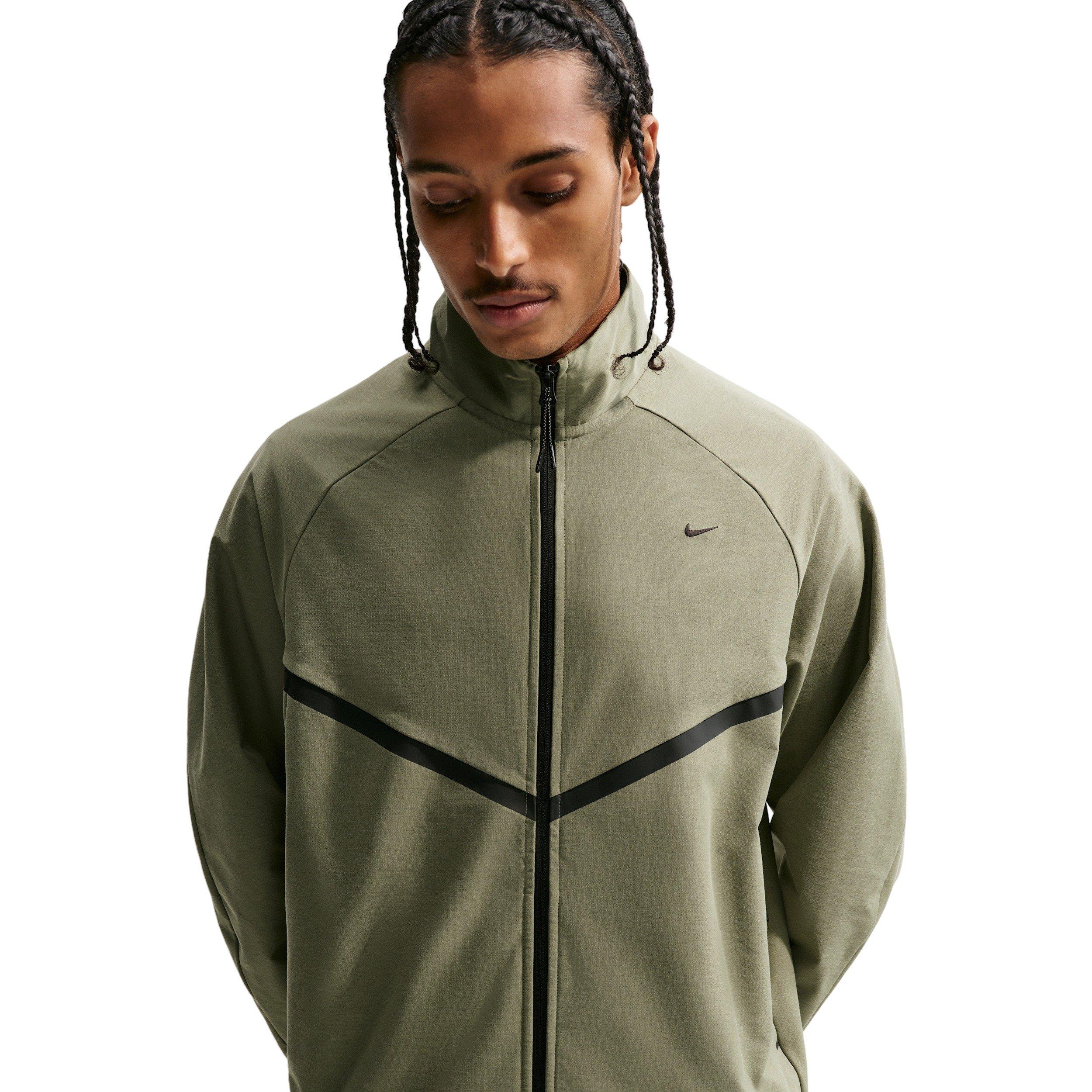 Nike Men's Sportswear Tech Dri-FIT Shori Knit Track Jacket - SILVER SAGE Thumbnail View 1