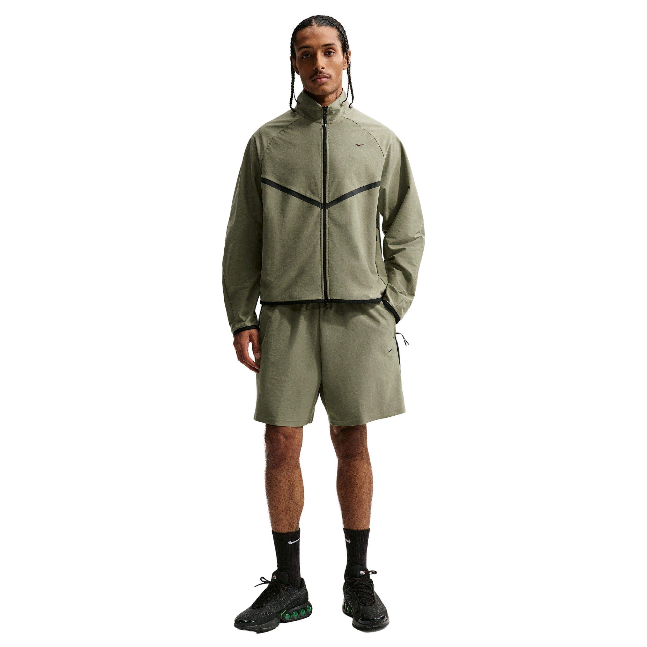 Nike Men's Sportswear Tech Dri-FIT Shori Knit Track Jacket - SILVER SAGE Thumbnail View 4