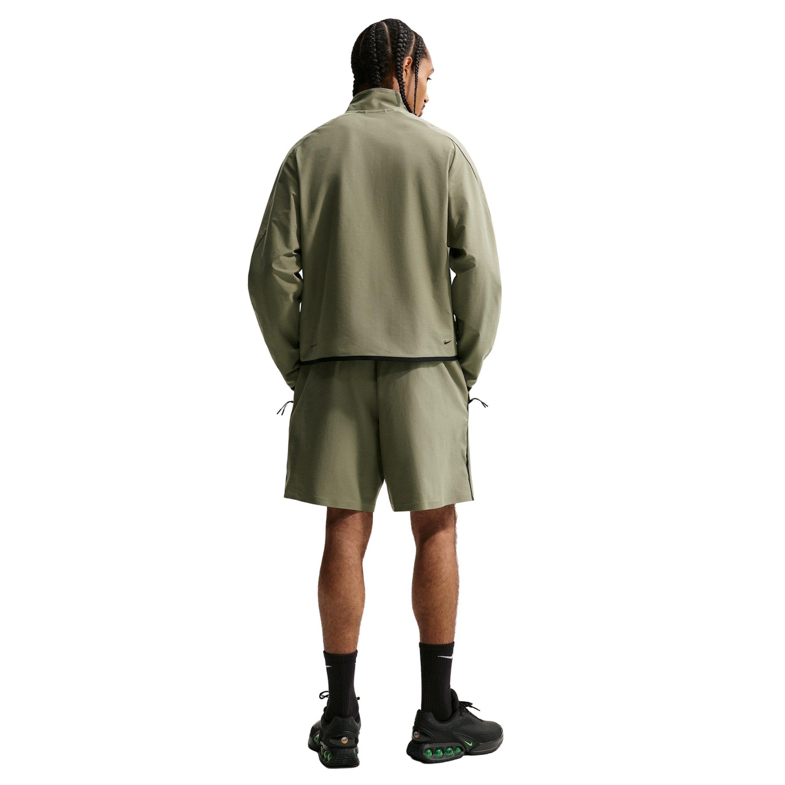 Nike Men's Sportswear Tech Dri-FIT Shori Knit Track Jacket - SILVER SAGE Thumbnail View 5