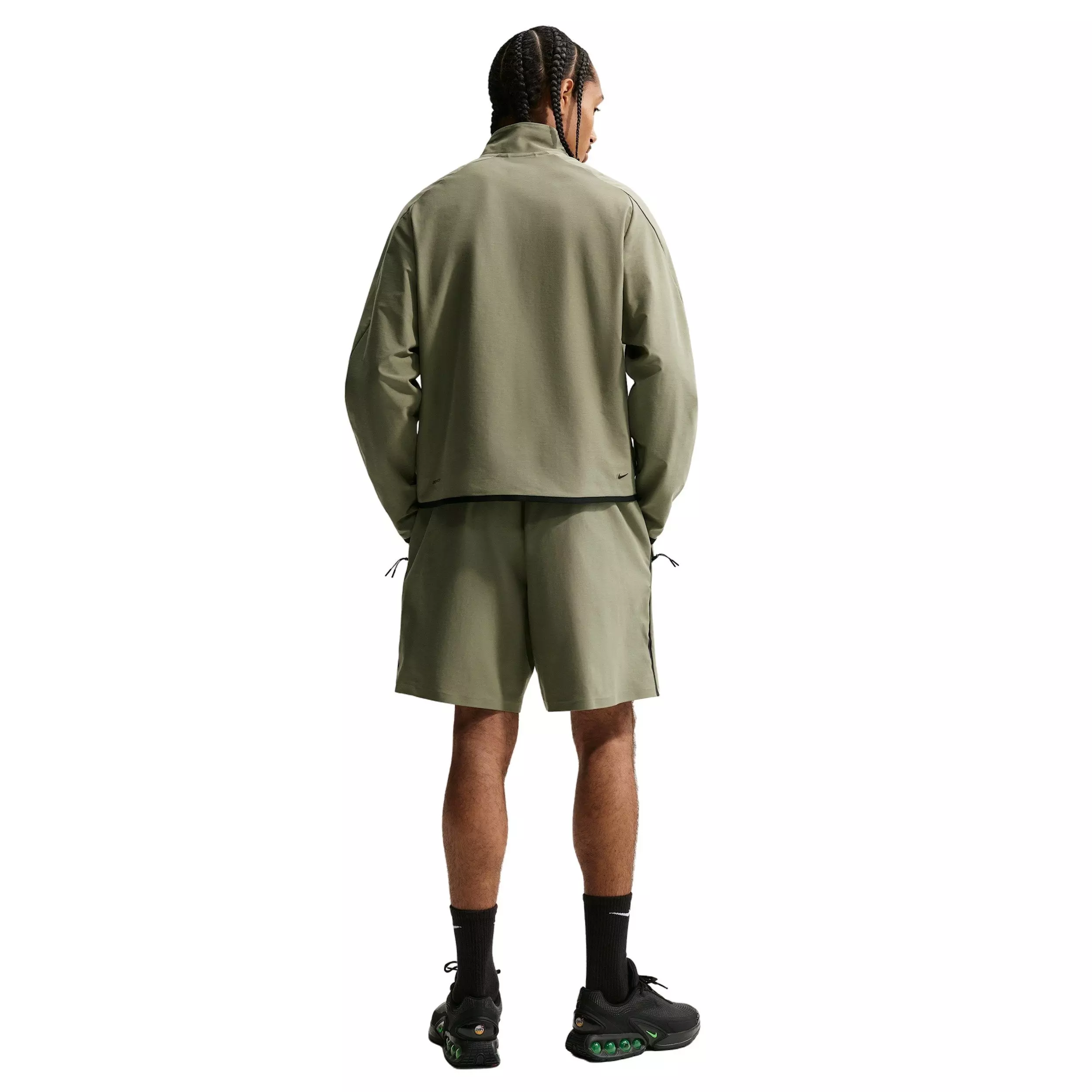 Nike Men's Sportswear Tech Dri-FIT Shori Knit Track Jacket - SILVER SAGE