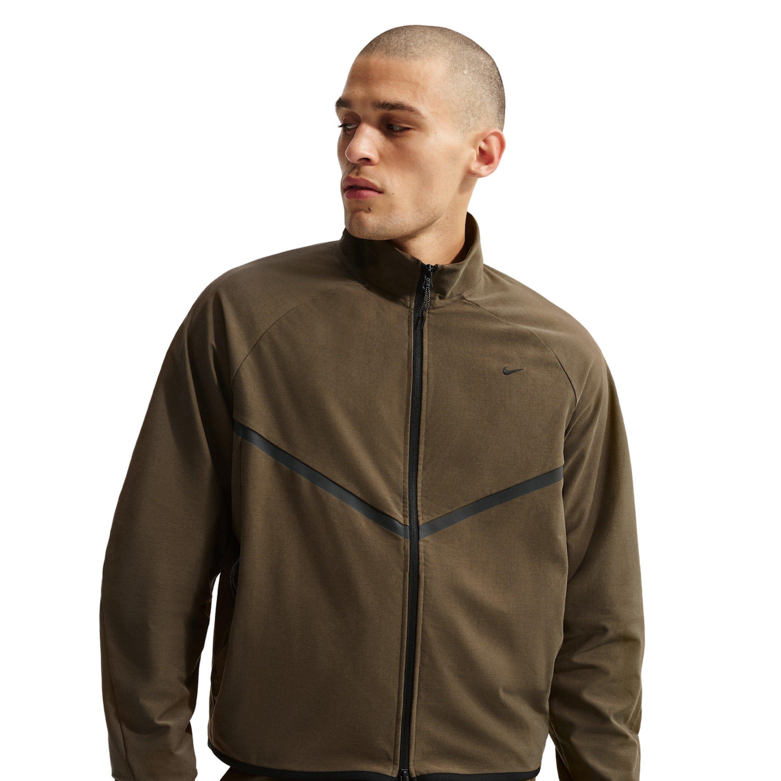 Nike Men's Sportswear Tech Dri-FIT Shori Knit Track Jacket - DK HAZEL Thumbnail View 1