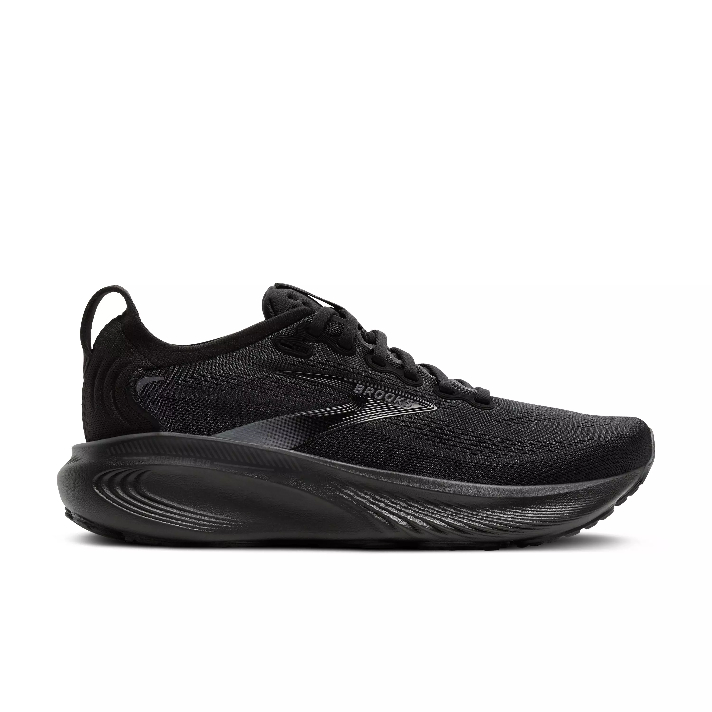 Brooks Adrenaline GTS 25 "Black/Black/Ebony" Women's Running Shoe - BLACK/BLACK/EBONY