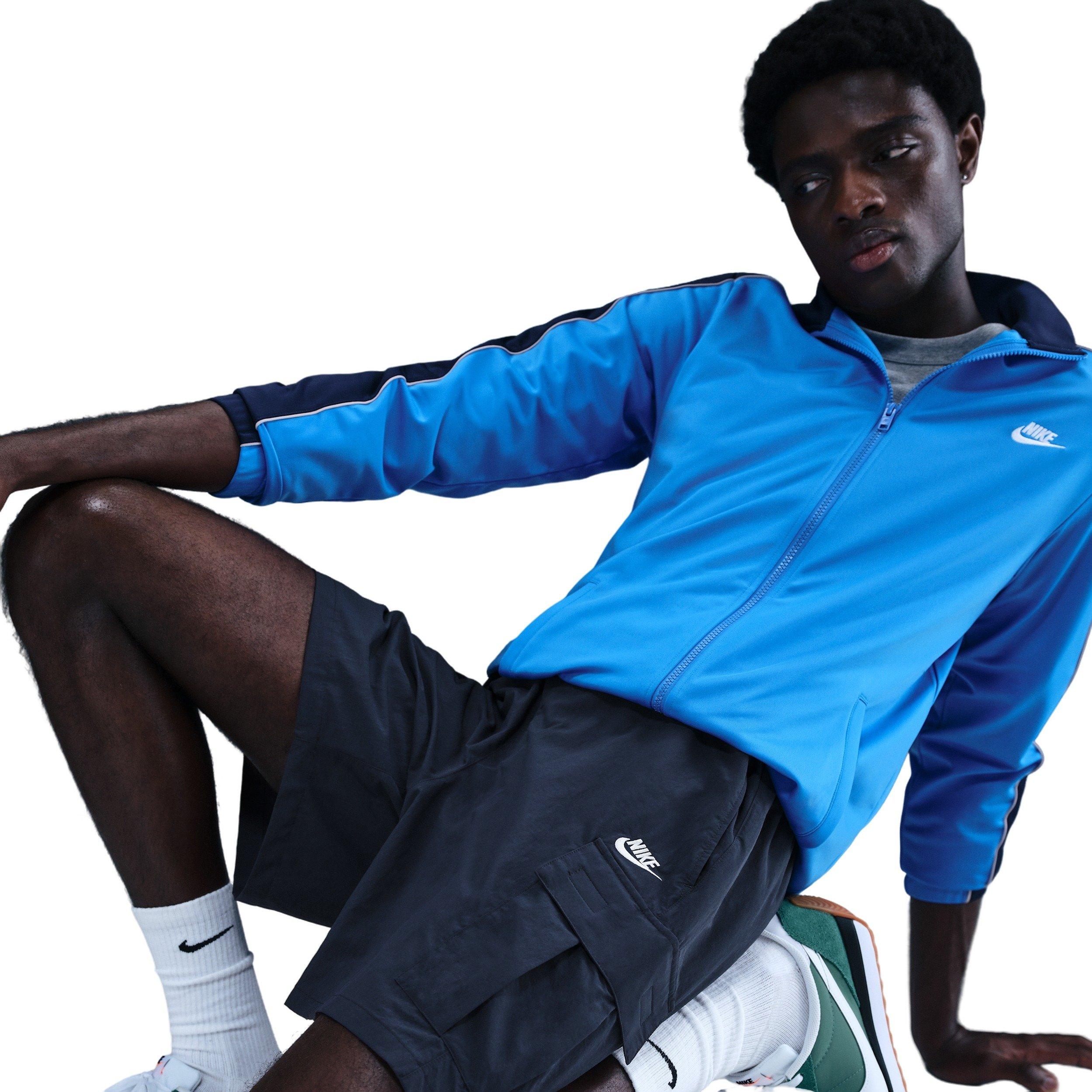 Nike Men's Sportswear Club Utility Shorts-Blue - BLUE Thumbnail View 3