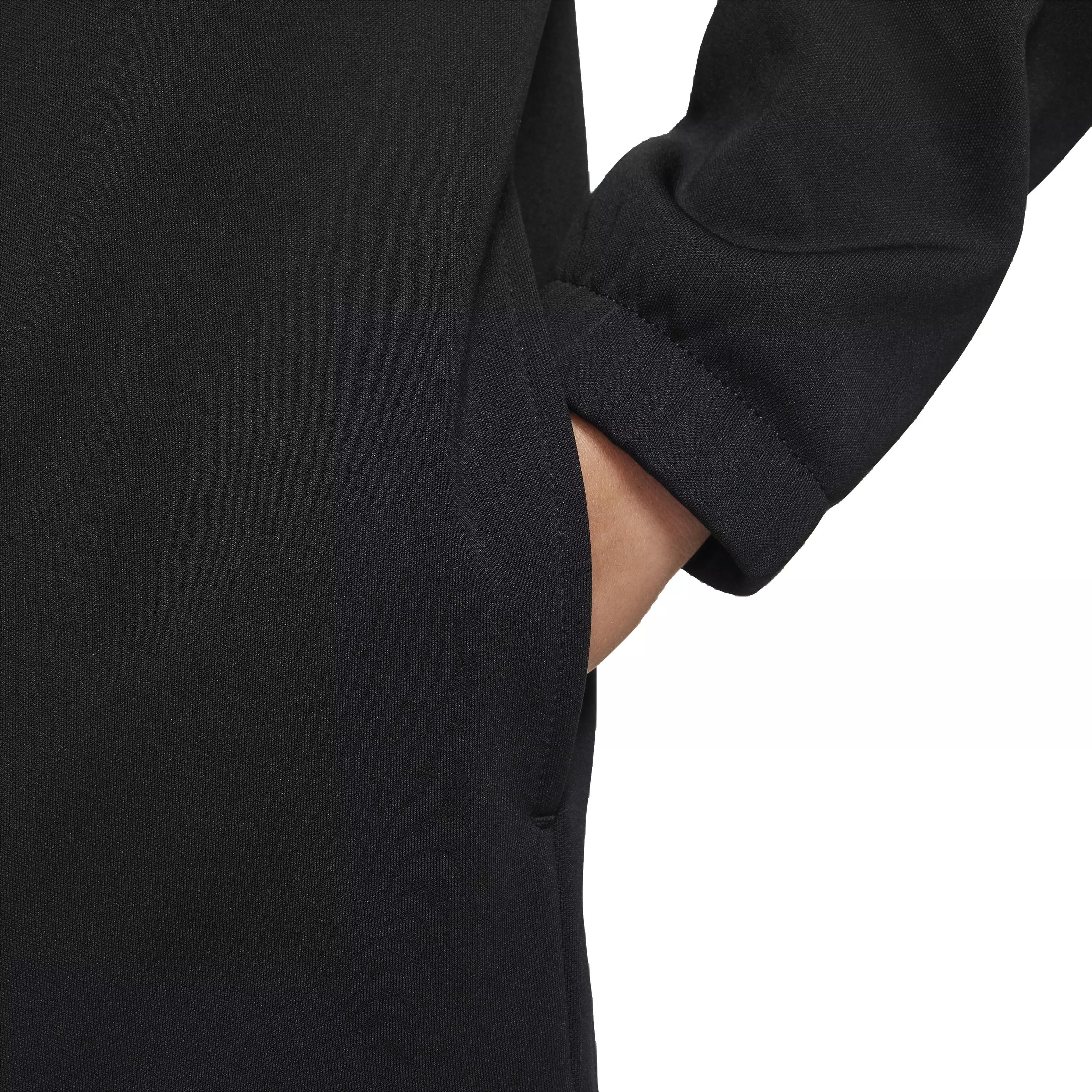 Nike Big Kids' Sportswear Poly Full-Zip HBR Tracksuit -Black - BLACK