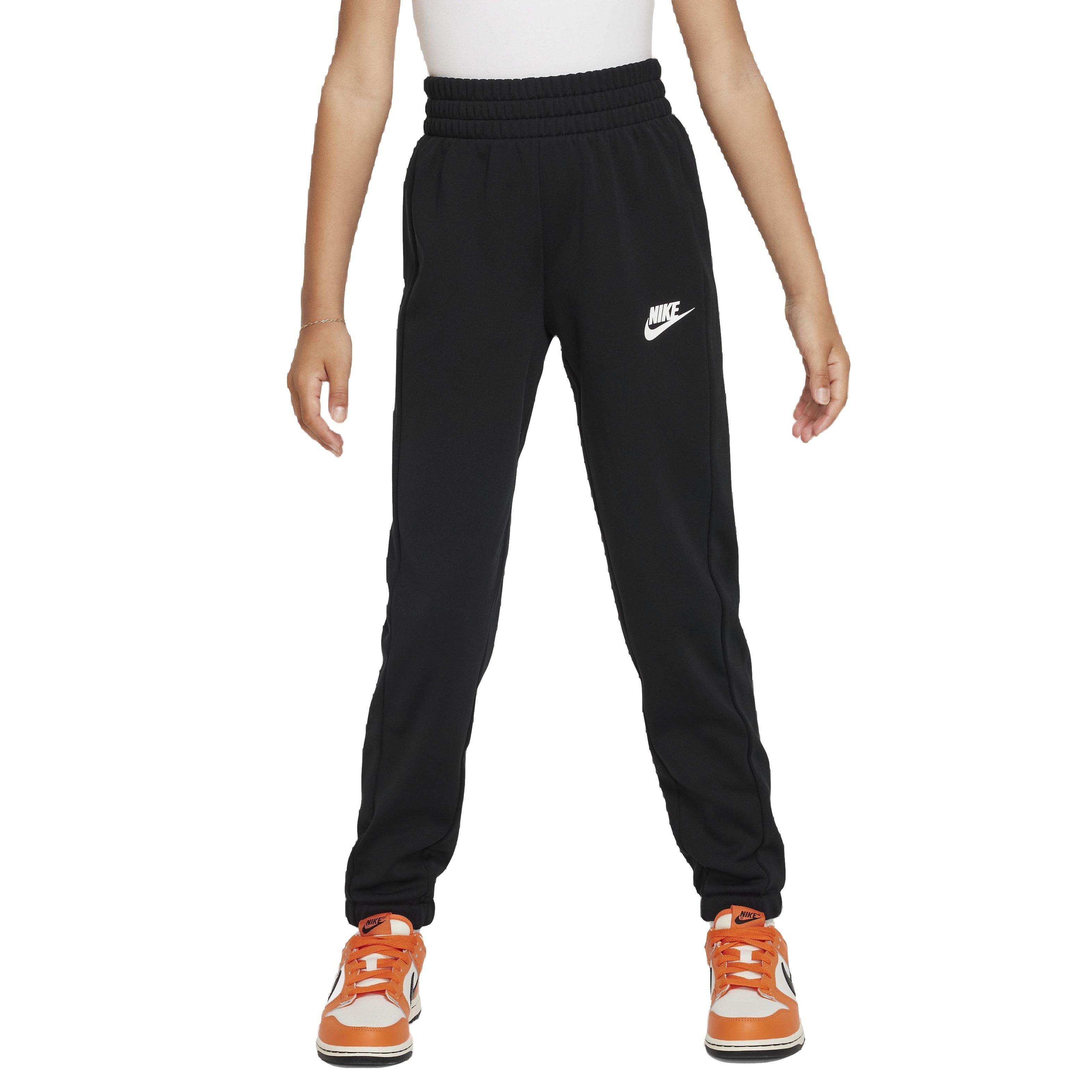 Nike Sportswear Poly Full-Zip Big Kids' Black HBR Tracksuit