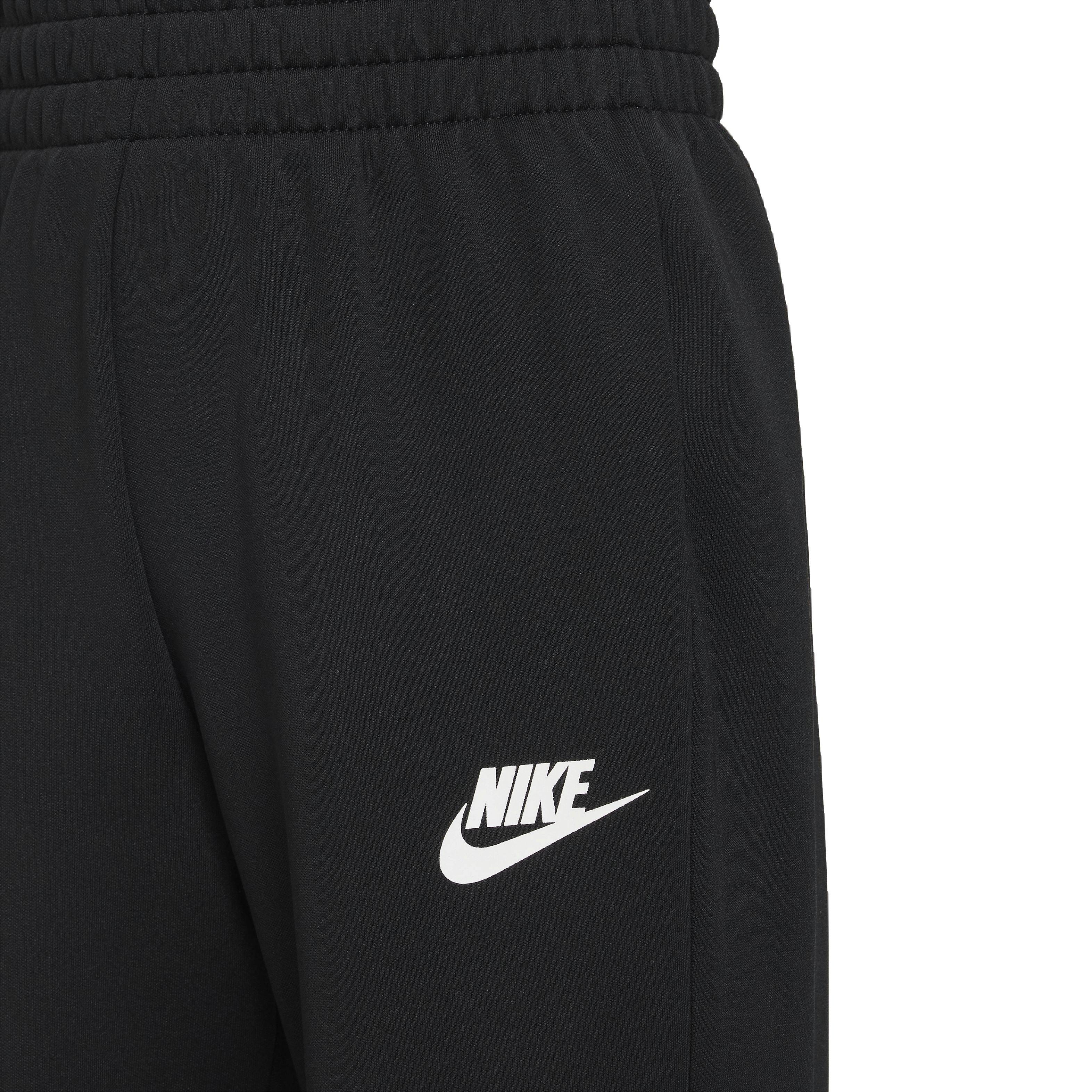 Nike Sportswear Poly Full-Zip Big Kids' Black HBR Tracksuit