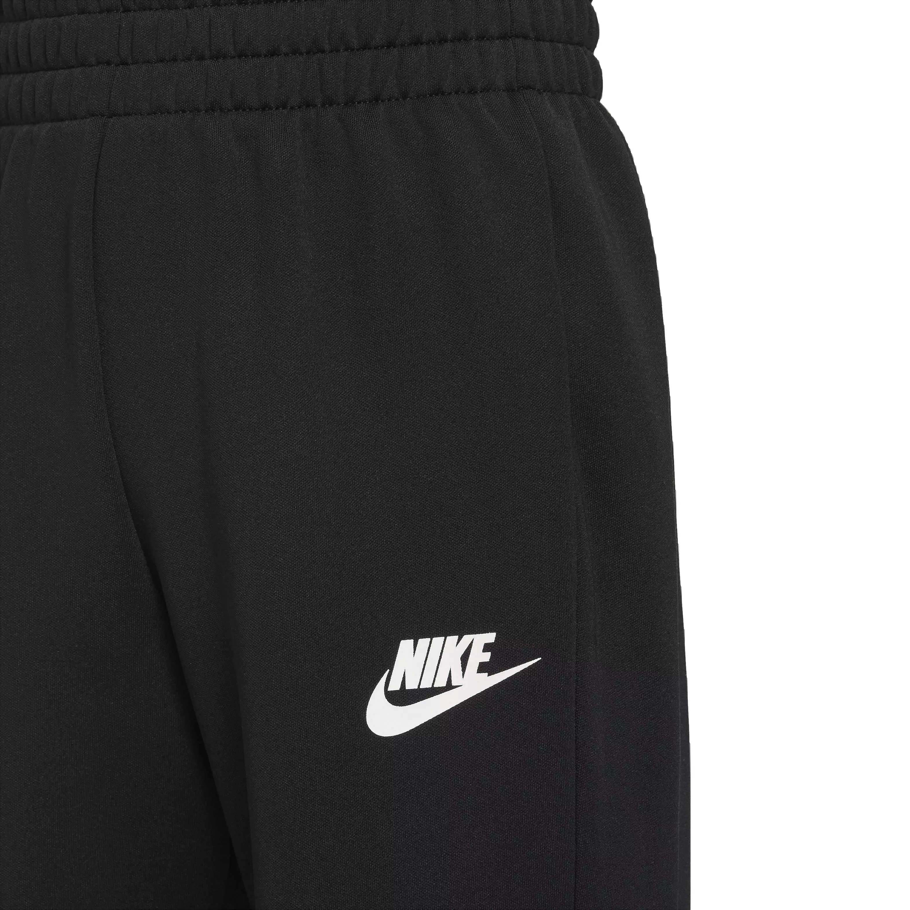 Nike Big Kids' Sportswear Poly Full-Zip HBR Tracksuit -Black - BLACK