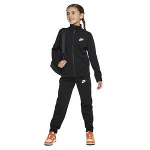 Nike Big Kids' Sportswear Poly Full-Zip HBR Tracksuit -Black