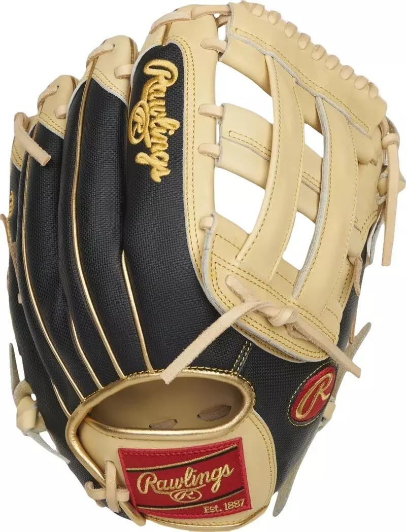 Rawlings Heart of the Hide 12.5" R2G ContoUR Fit Outfield Baseball Glove - CAMEL