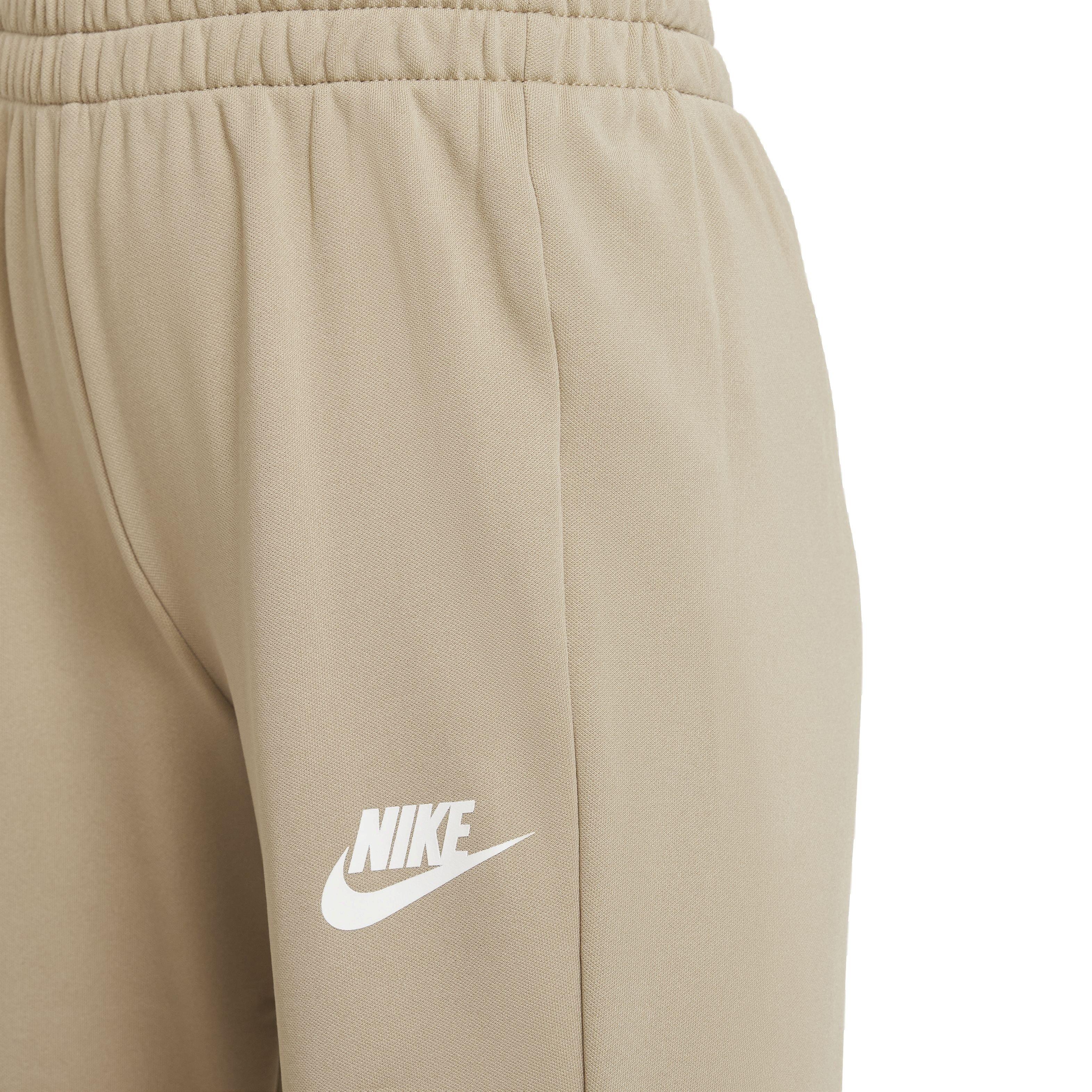 Nike Big Kids' Sportswear Full-Zip Tracksuit - Beige - BEIGE Thumbnail View 8