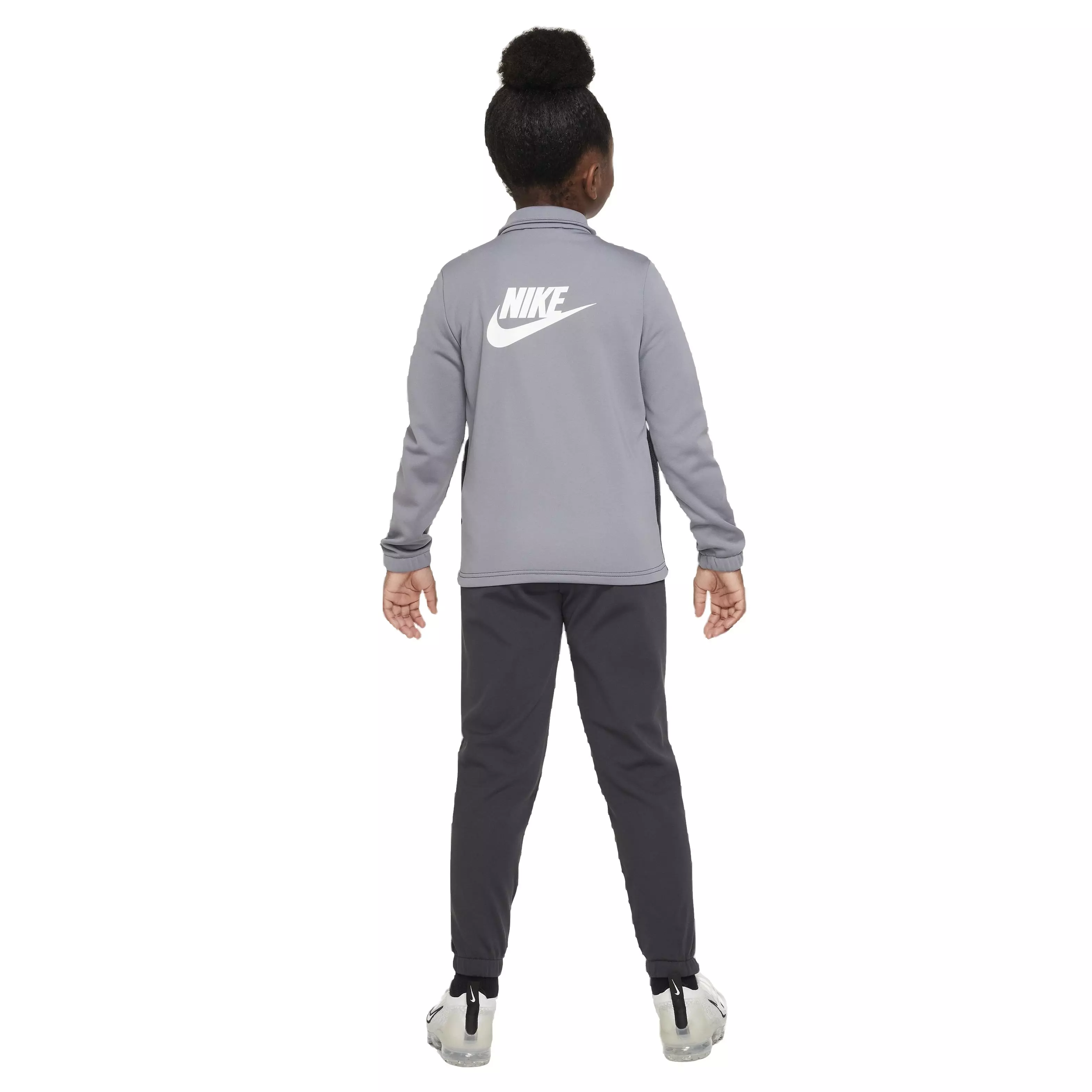 Nike Big Kids' Sportswear Full-Zip Tracksuit - Grey - GREY