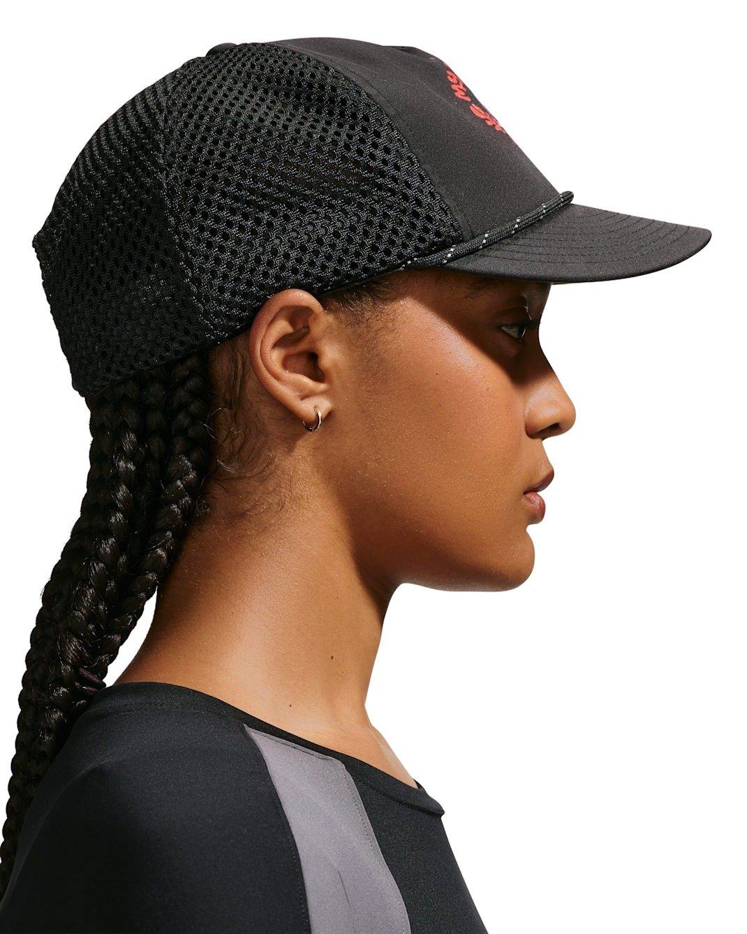 Nike Adult Pro Dri-FIT Unstructured Happy Pave Cap - BLACK Thumbnail View 2
