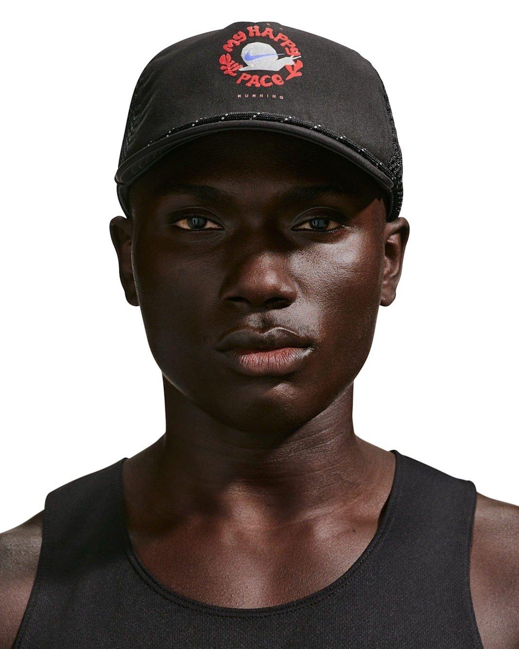 Nike Adult Pro Dri-FIT Unstructured Happy Pave Cap - BLACK Thumbnail View 3