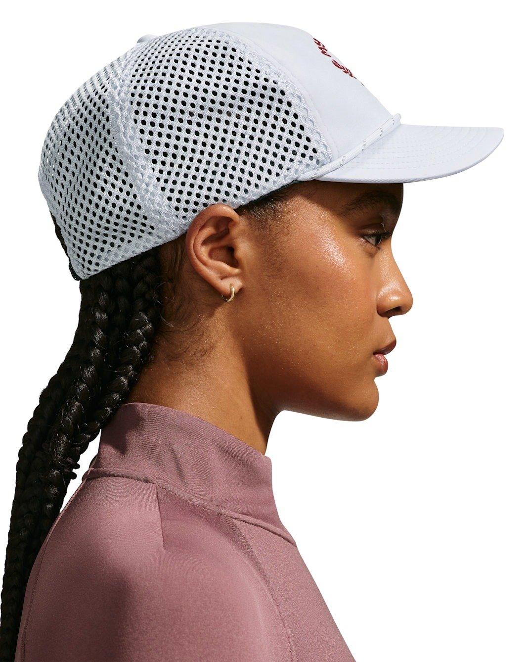 Nike Adult Pro Dri-FIT Unstructured Happy Pave Cap - GREY Thumbnail View 4