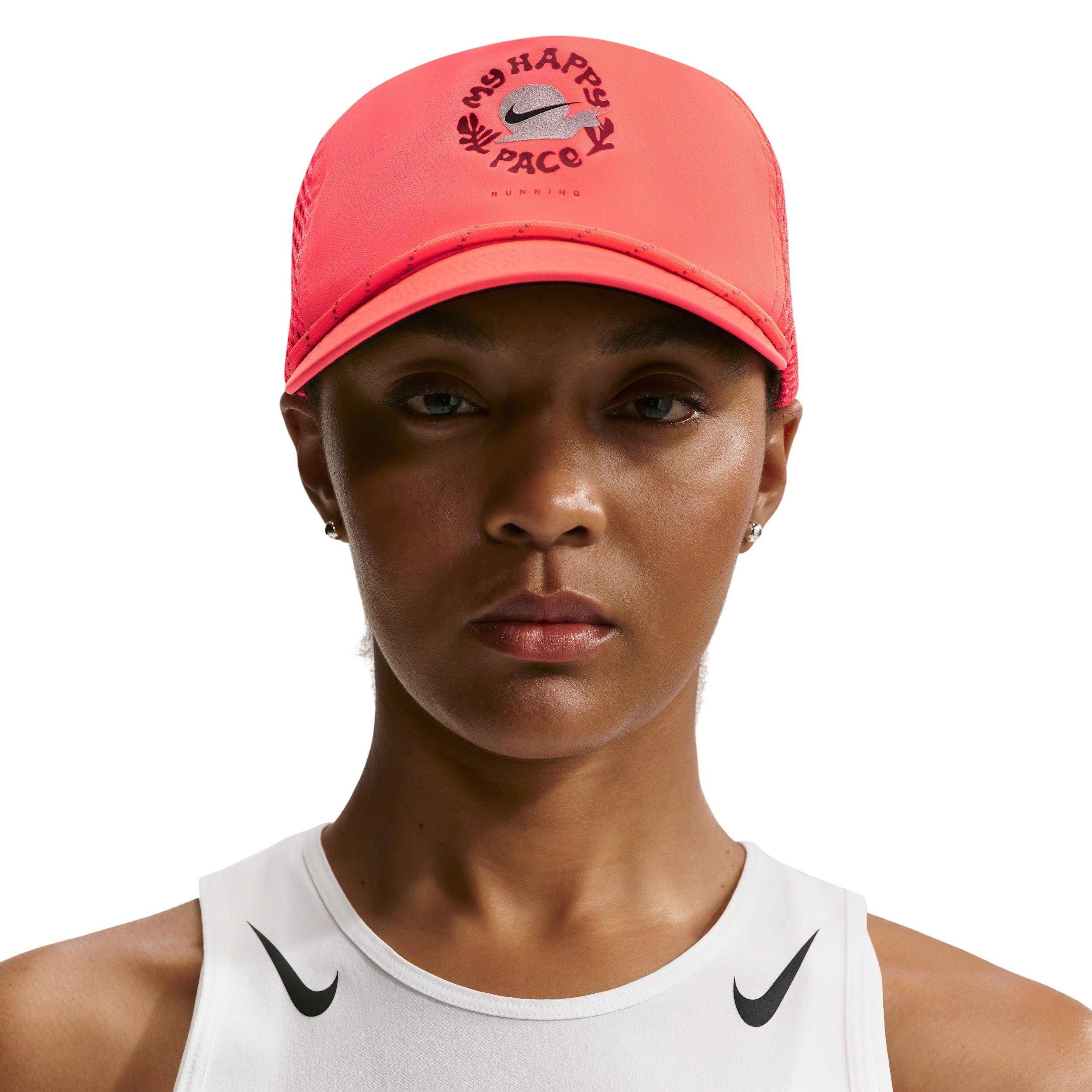 Nike Adult Pro Dri-FIT Unstructured Happy Pave Cap - PINK Thumbnail View 3