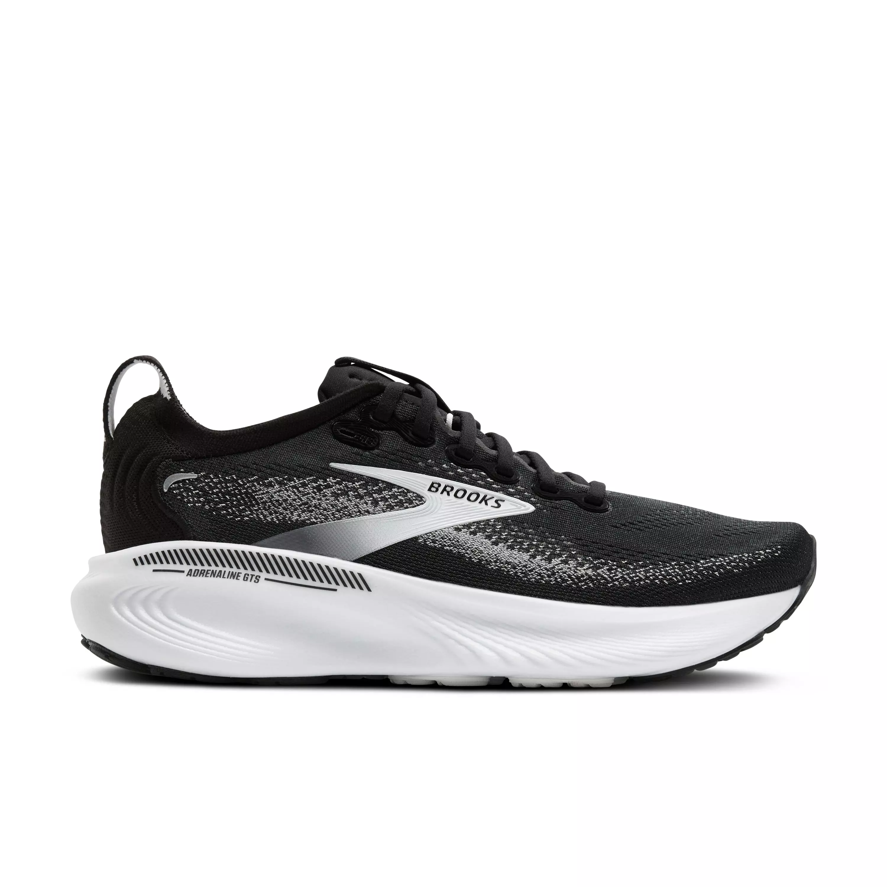 Brooks Adrenaline GTS 25 "Black/Grey/White" Women's Wide Running Shoe - BLACK/GREY/WHITE