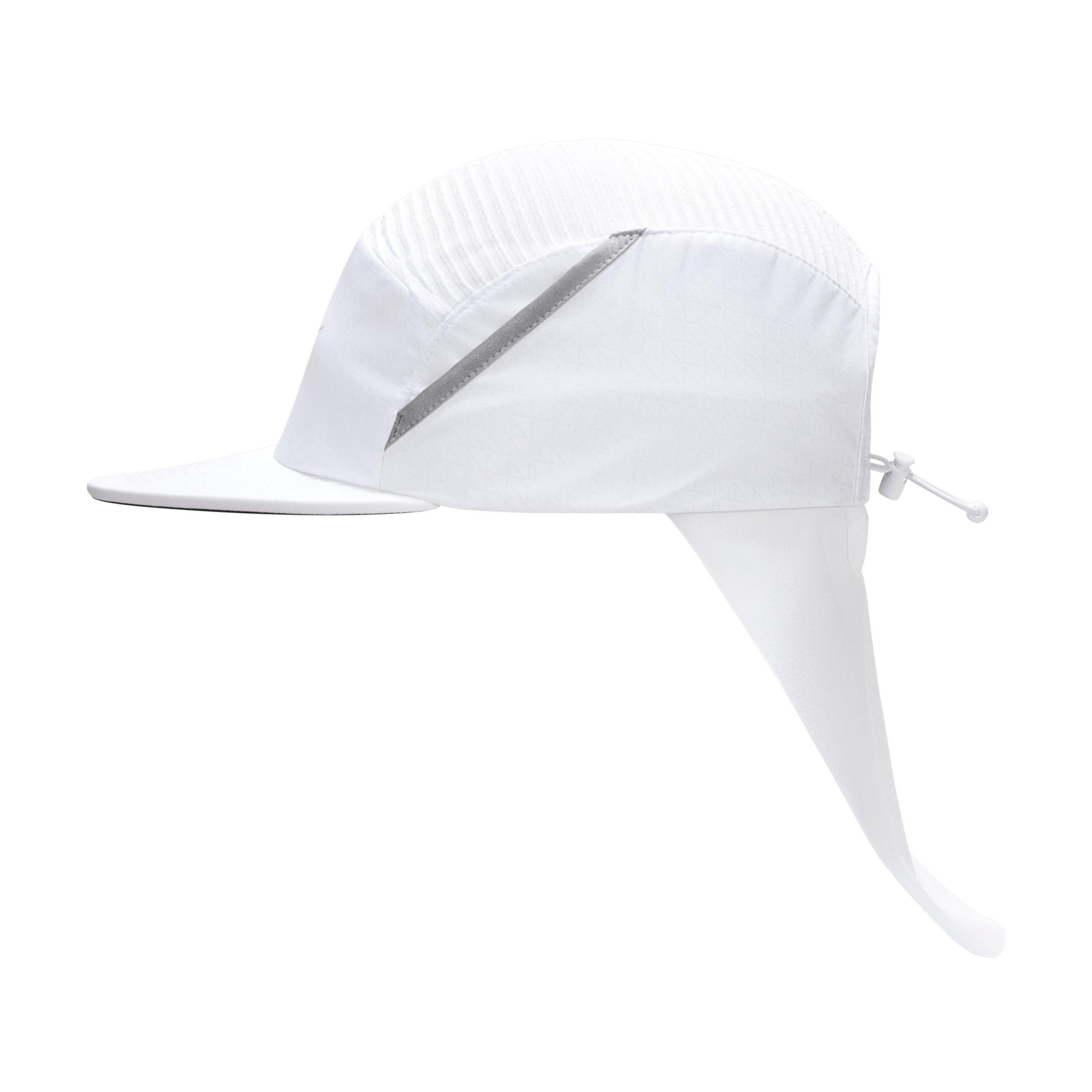 Nike Fly Dri-FIT ADV Unstructured Cooling Hat-White/Anthracite - WHITE/ANTHRACITE Thumbnail View 5