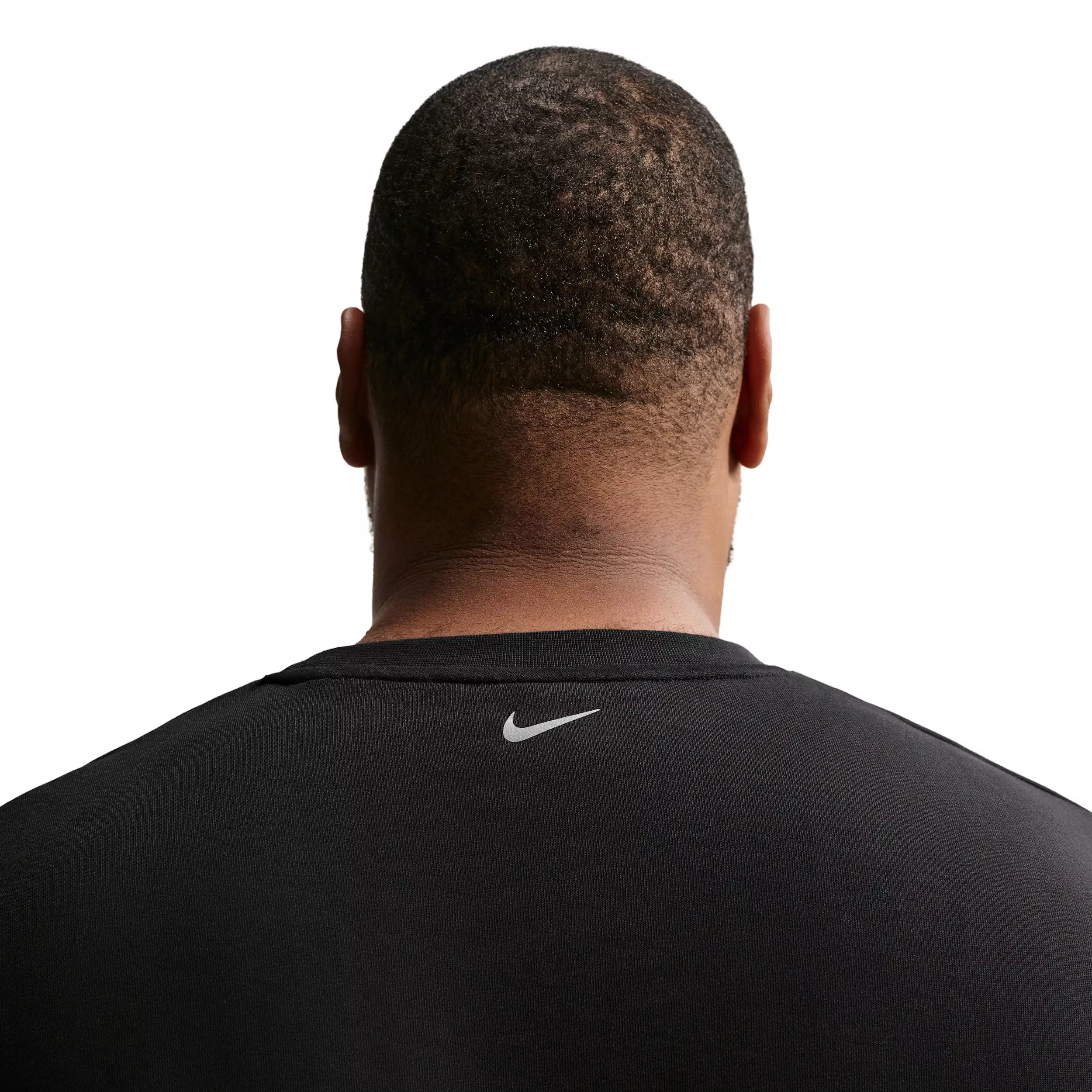 Nike Men's Retro Dri-FIT Crew-Neck Running Sweatshirt -Black - BLACK