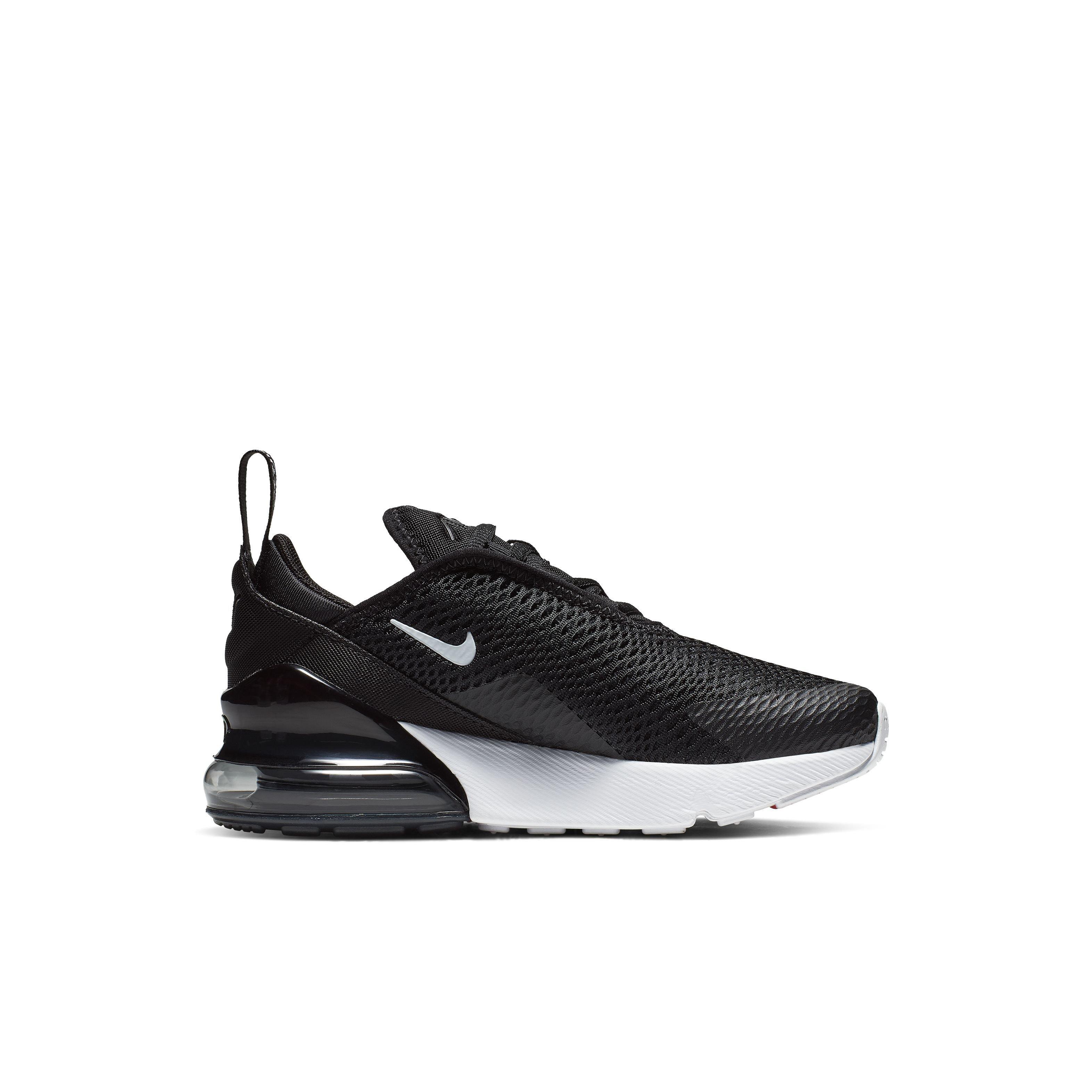 Nike Air Max 270 "Black/White" Preschool Boys' Shoe