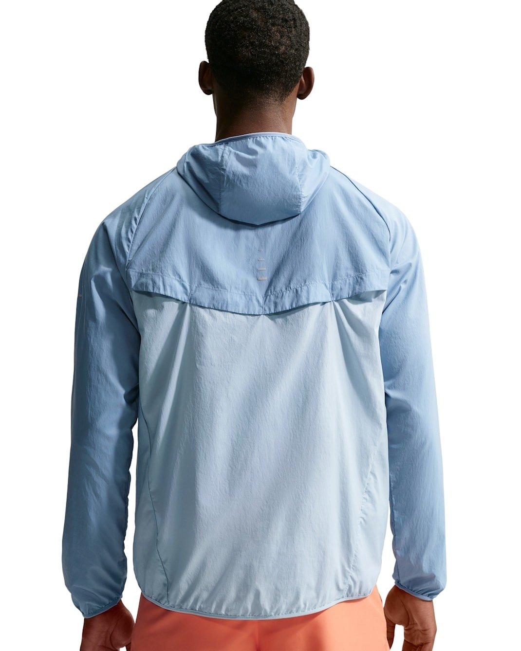 Nike Men's Stride Repel UV Running Jacket - BLUE Thumbnail View 2