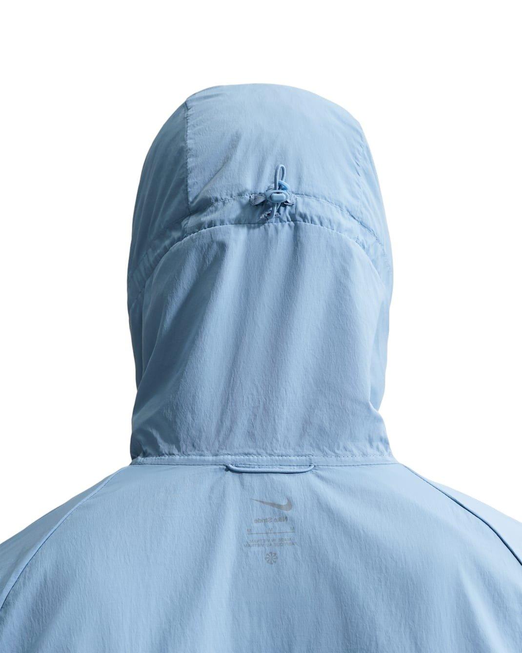 Nike Men's Stride Repel UV Nylon Running Jacket - BLUE Thumbnail View 3
