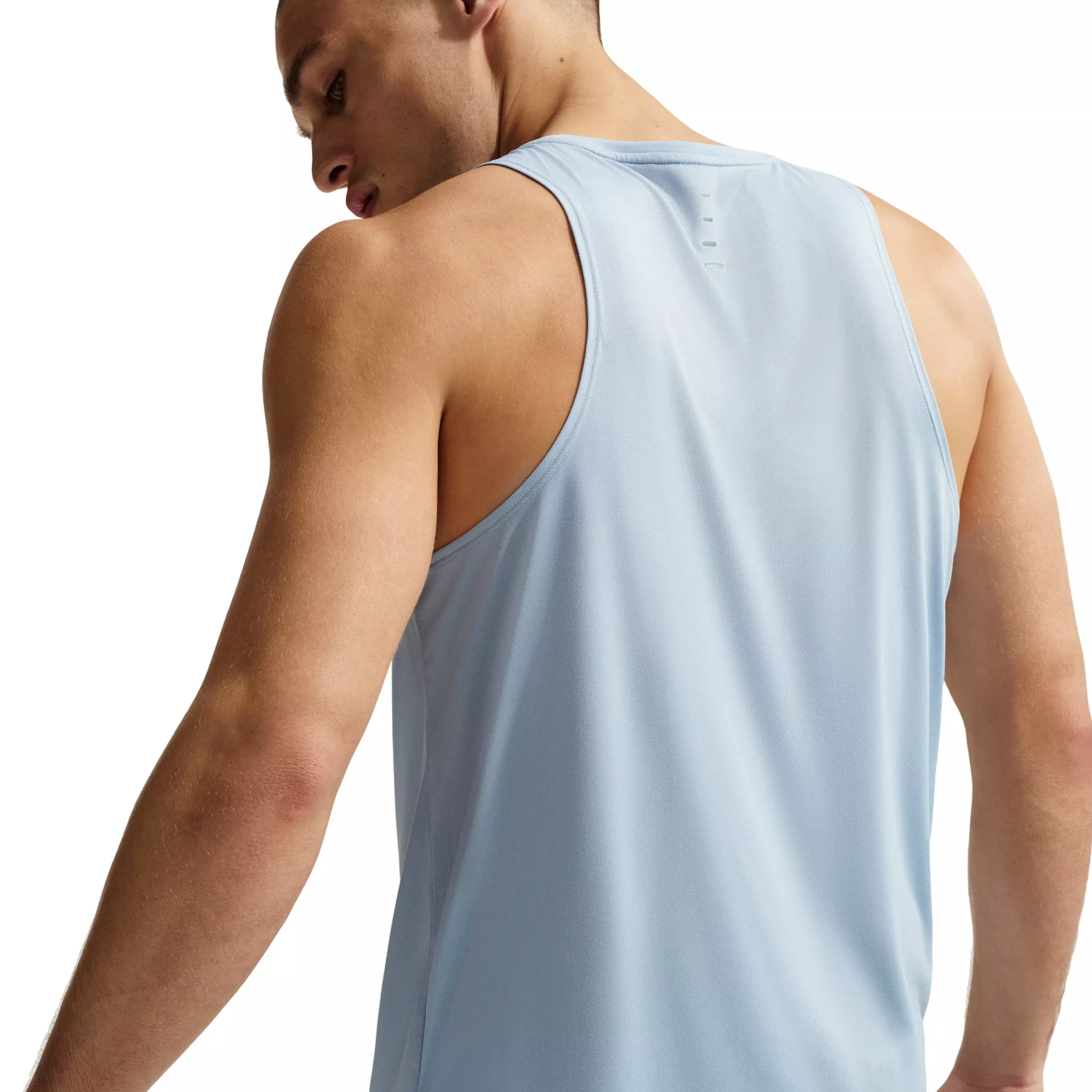 Nike Men's Stride Dri-FIT ADV Running Tank Top - Blue - BLUE