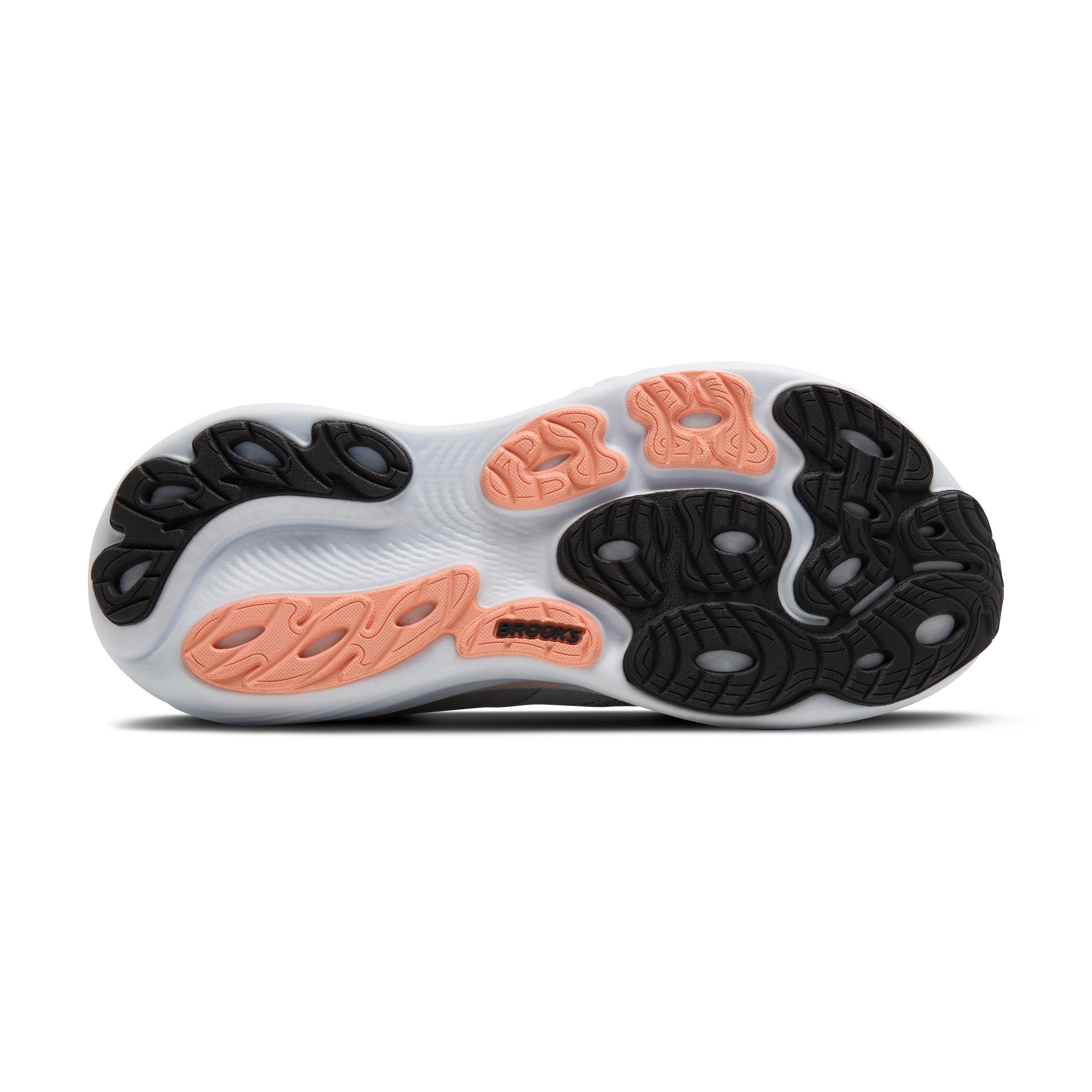 Brooks Adrenaline GTS 25 "Grey/Blackened Pearl/Coral" Women's Wide Running Shoe - GREY/PEARL/CORAL