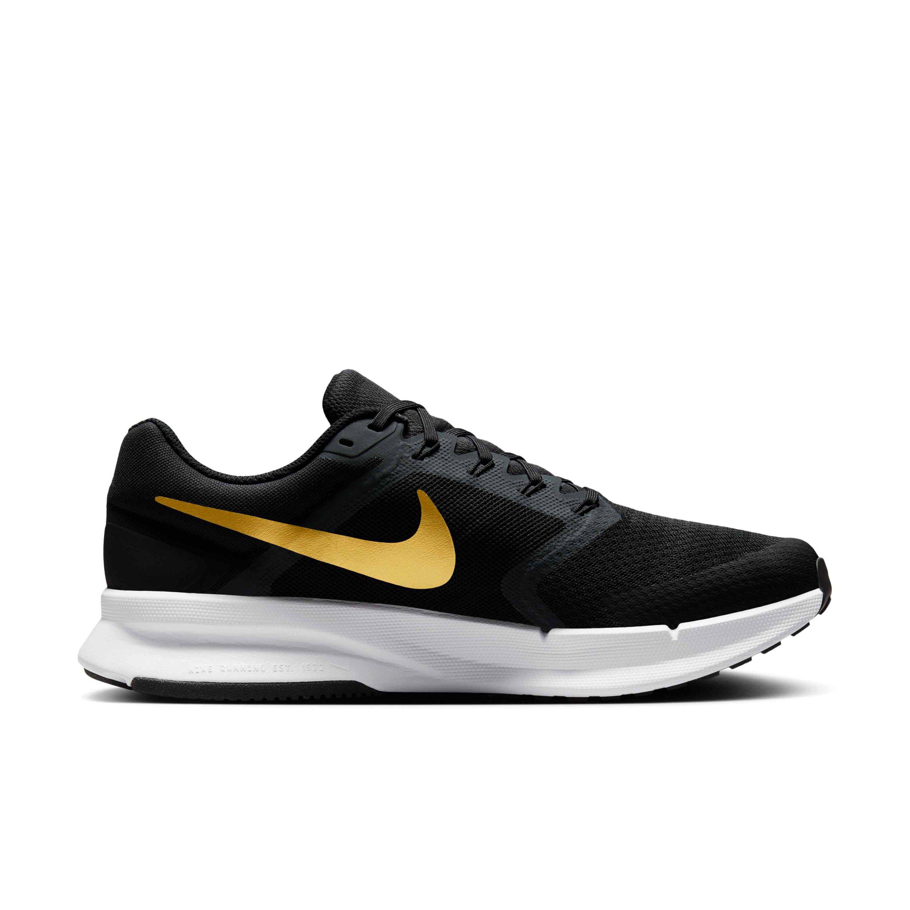 Nike Run Swift 3 "Black/Anthracite/White/Metallic Gold" Men's Running Shoe - BLACK/GREY/WHITE/GOLD Thumbnail View 1