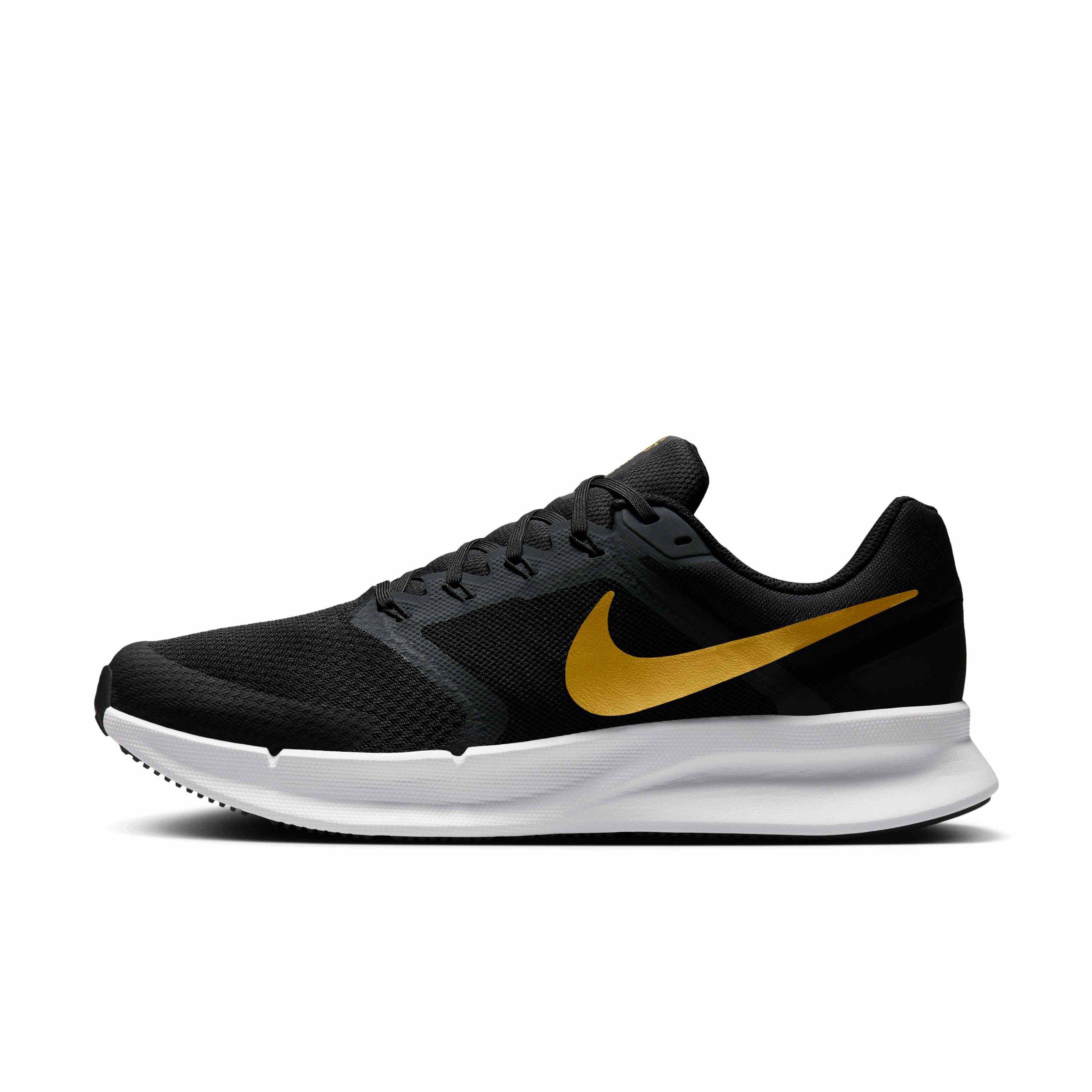Nike Run Swift 3 "Black/Anthracite/White/Metallic Gold" Men's Running Shoe - BLACK/GREY/WHITE/GOLD Thumbnail View 2