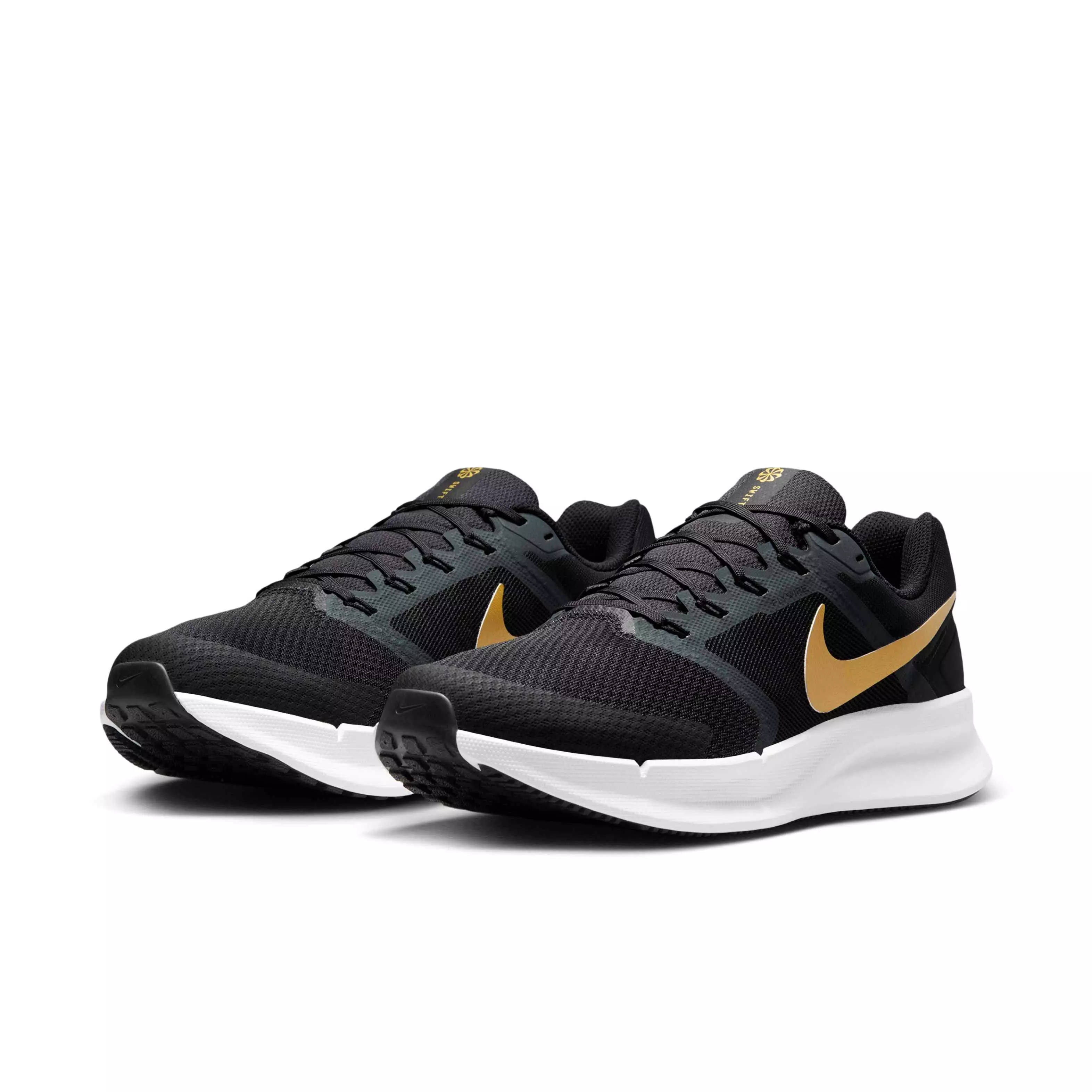 Nike Run Swift 3 "Black/Anthracite/White/Metallic Gold" Men's Running Shoe - BLACK/GREY/WHITE/GOLD