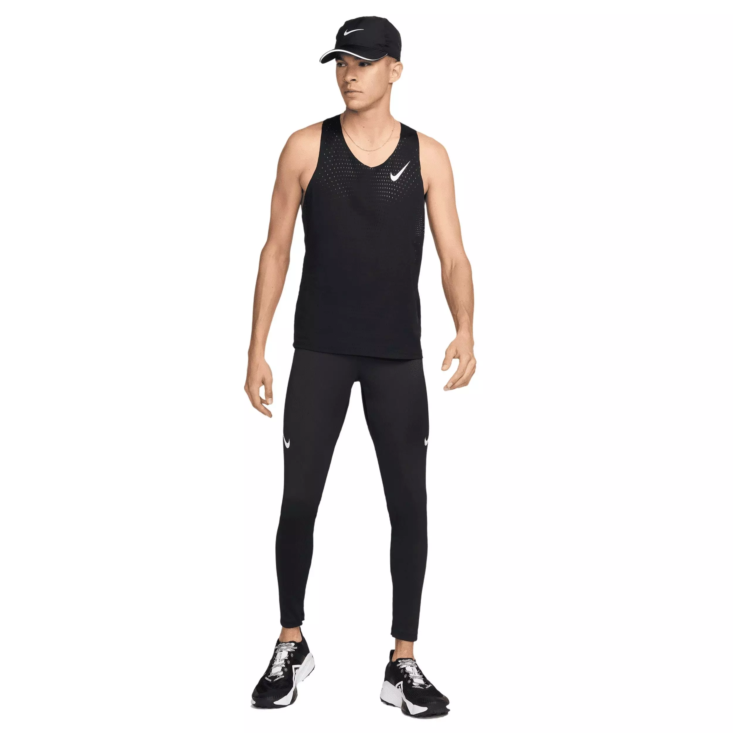 Nike Men's AeroSwift Dri-FIT ADV Running Leggings - Black - BLACK
