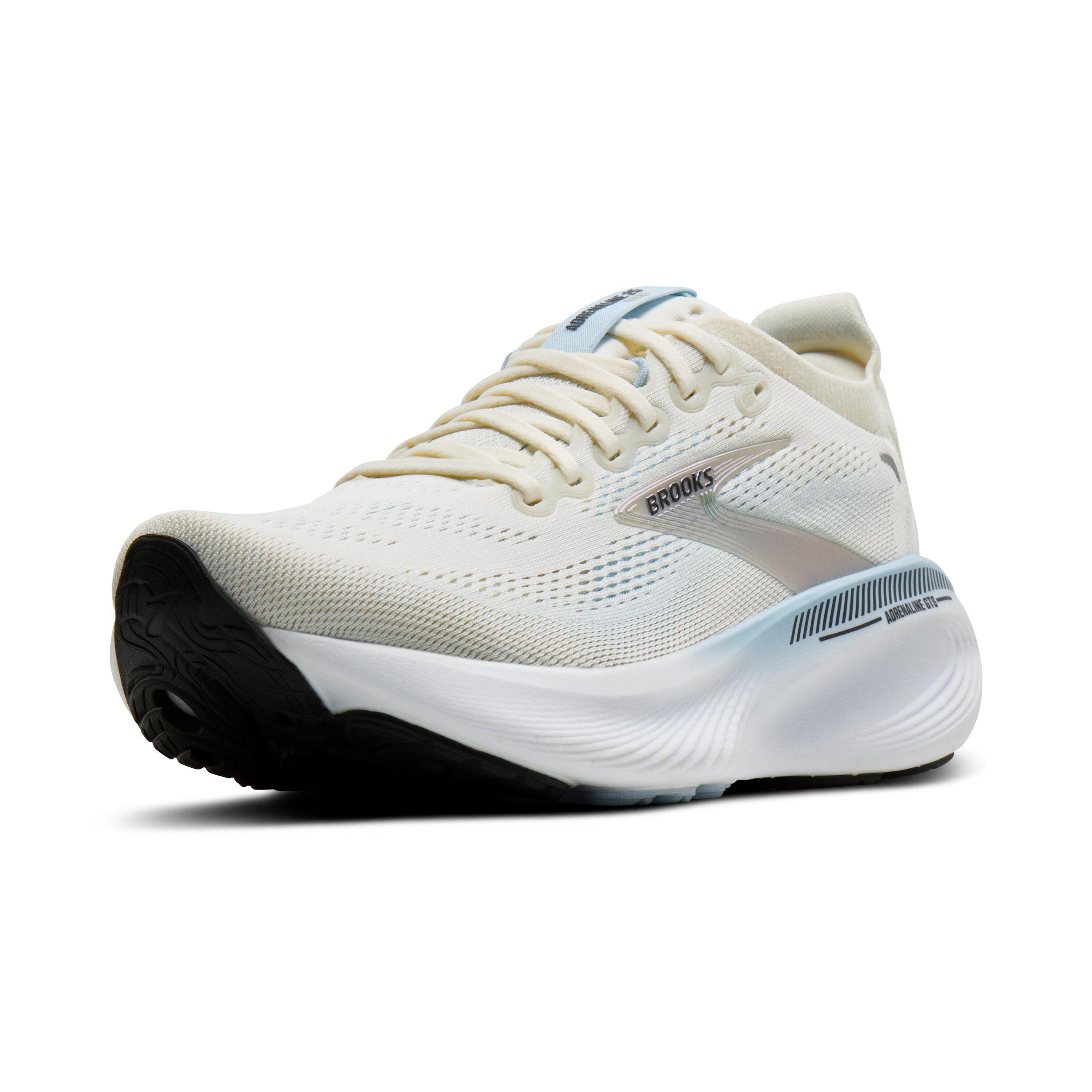 Brooks Adrenaline GTS 25 "Star White/Nantucket/Chrome" Women's Running Shoe - WHITE/NANTUCKET/CHROME