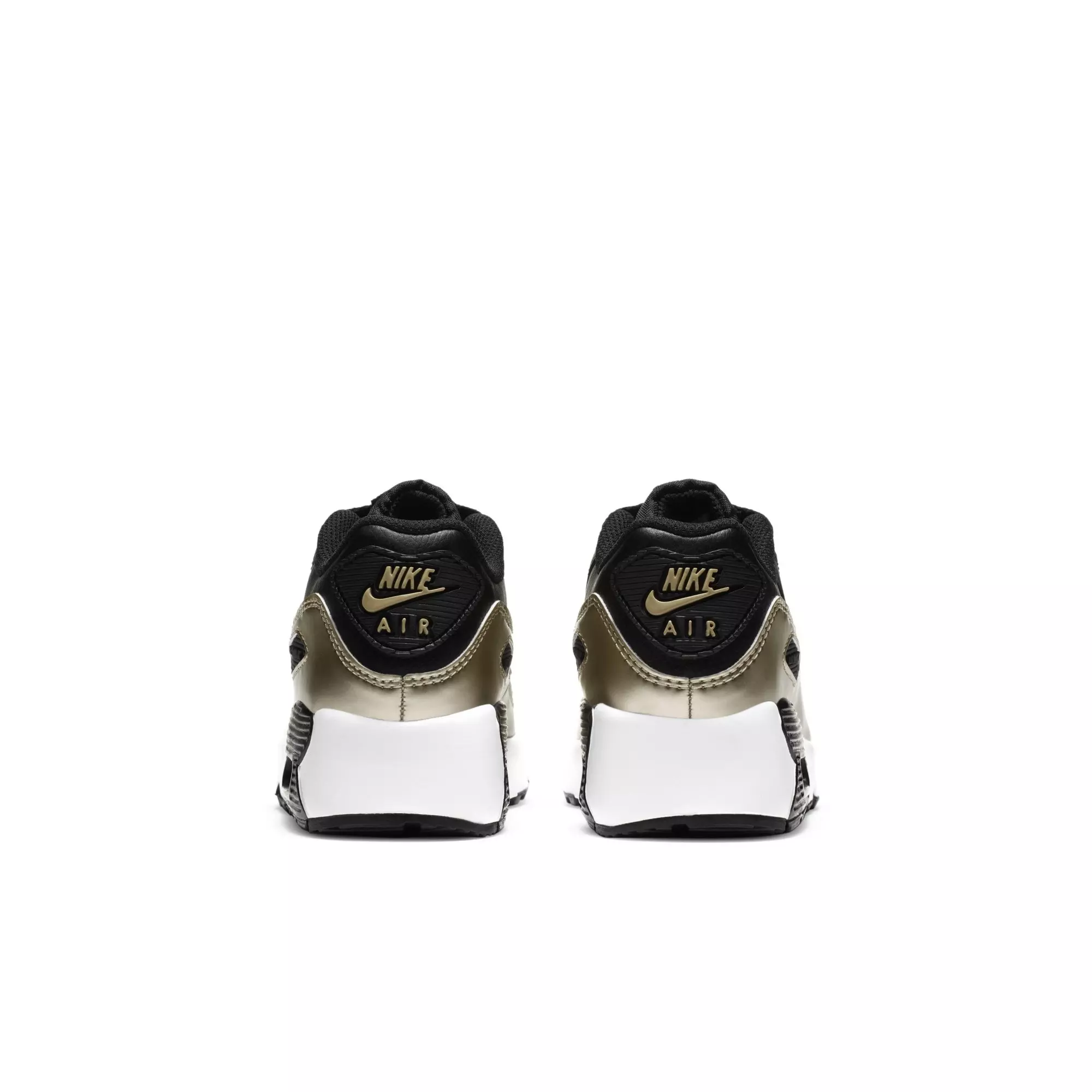 Nike Air Max 90 "Black/Gold" Preschool Boy's Shoe - BLACK/GOLD