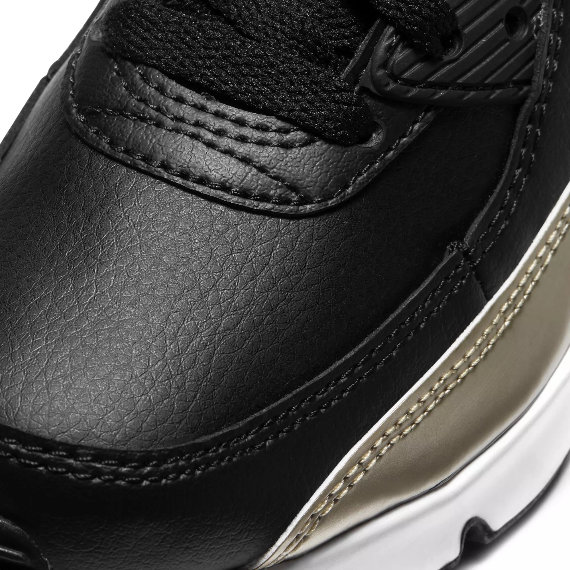 Nike Air Max 90 "Black/Gold" Preschool Boy's Shoe - BLACK/GOLD