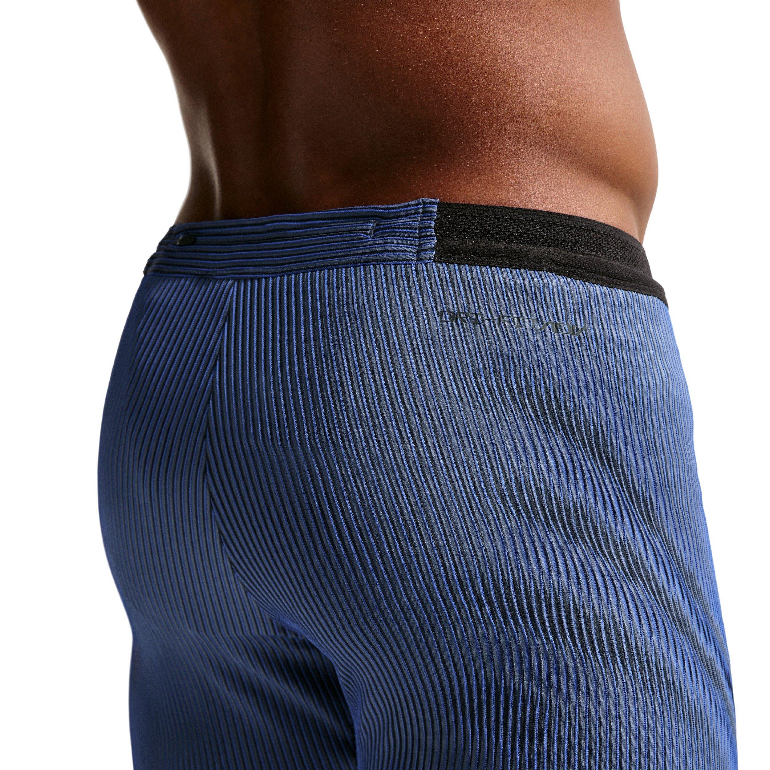 Nike Men's AeroSwift Dri-FIT ADV Running 1/2-Length Tights - BLUE Thumbnail View 2