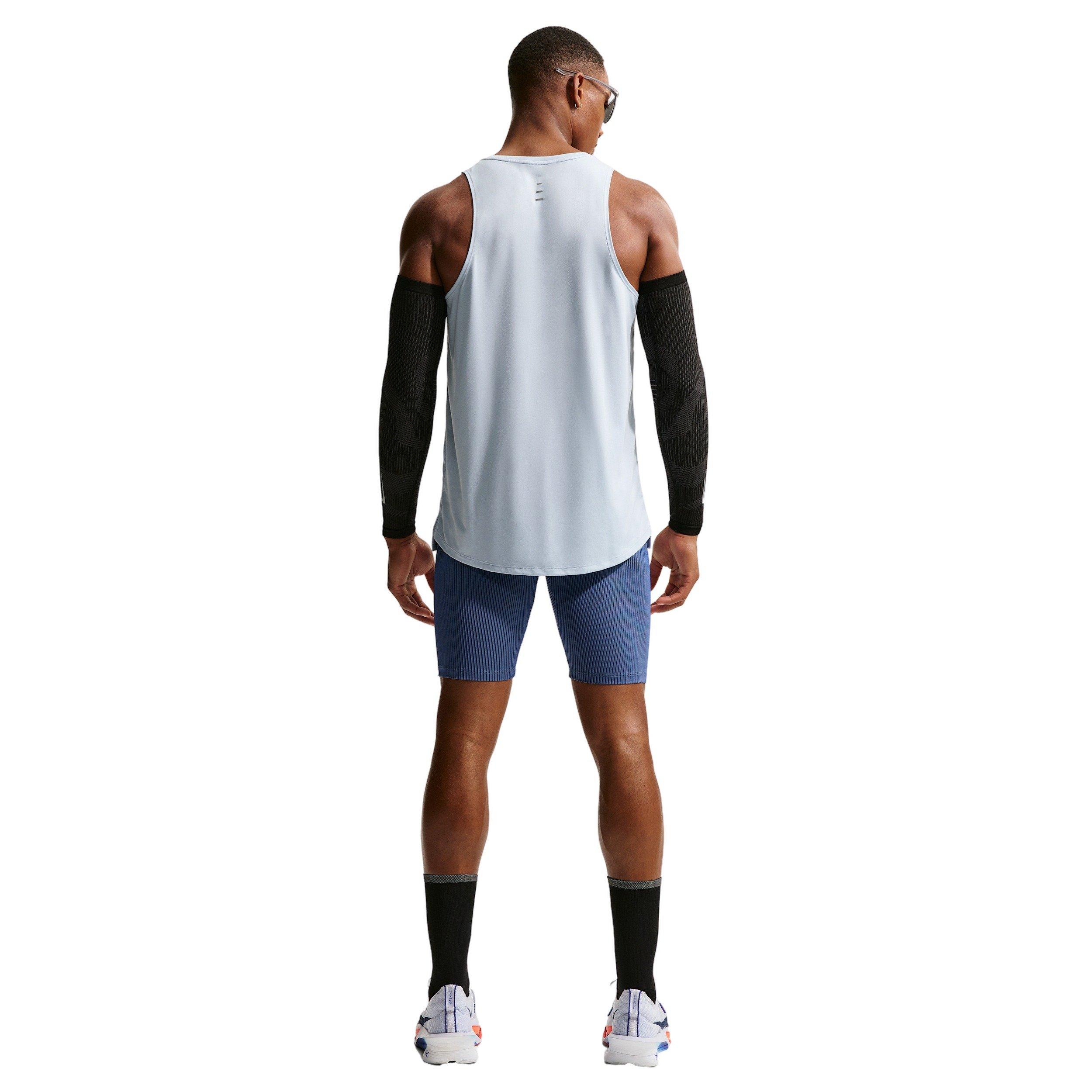Nike Men's AeroSwift Dri-FIT ADV Running 1/2-Length Tights - BLUE Thumbnail View 5