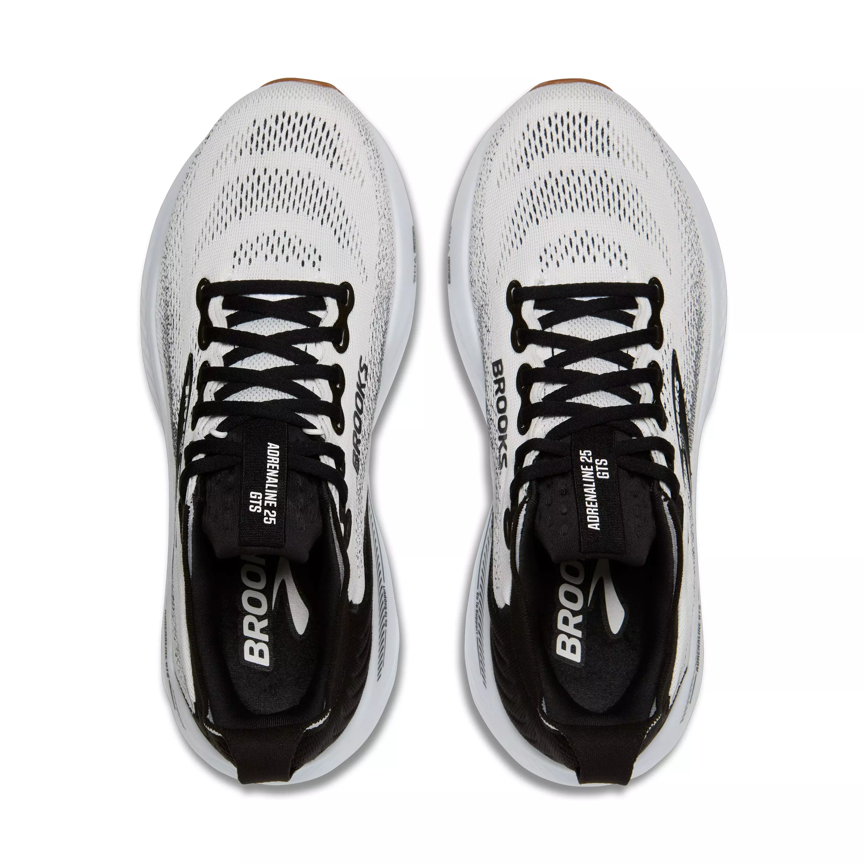 Brooks Adrenaline GTS 25 "White/Black/White" Women's Running Shoe - WHITE/BLACK/WHITE