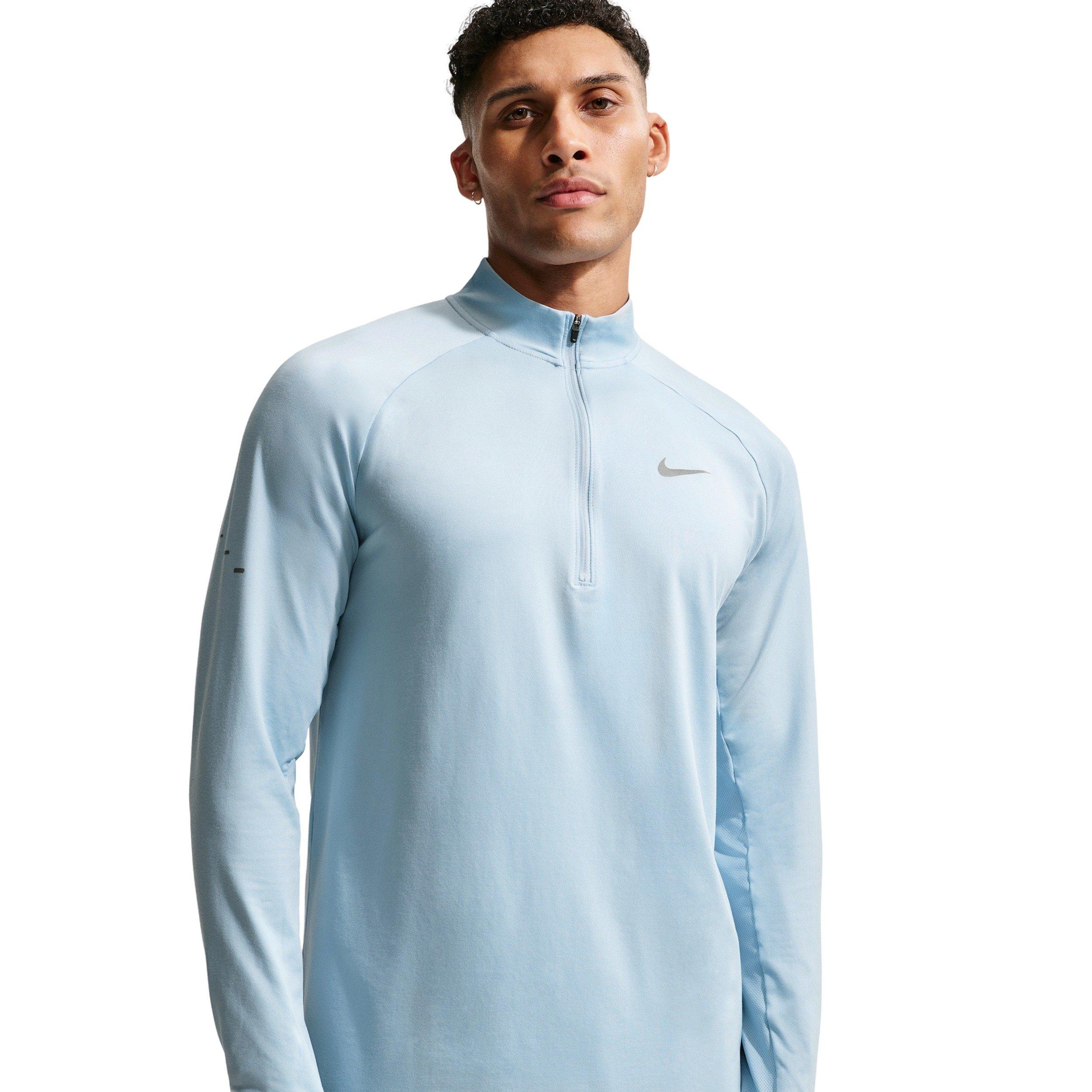 Nike Men's Stride Dri-FIT 1/4-Zip Running Top - BLUE Thumbnail View 1