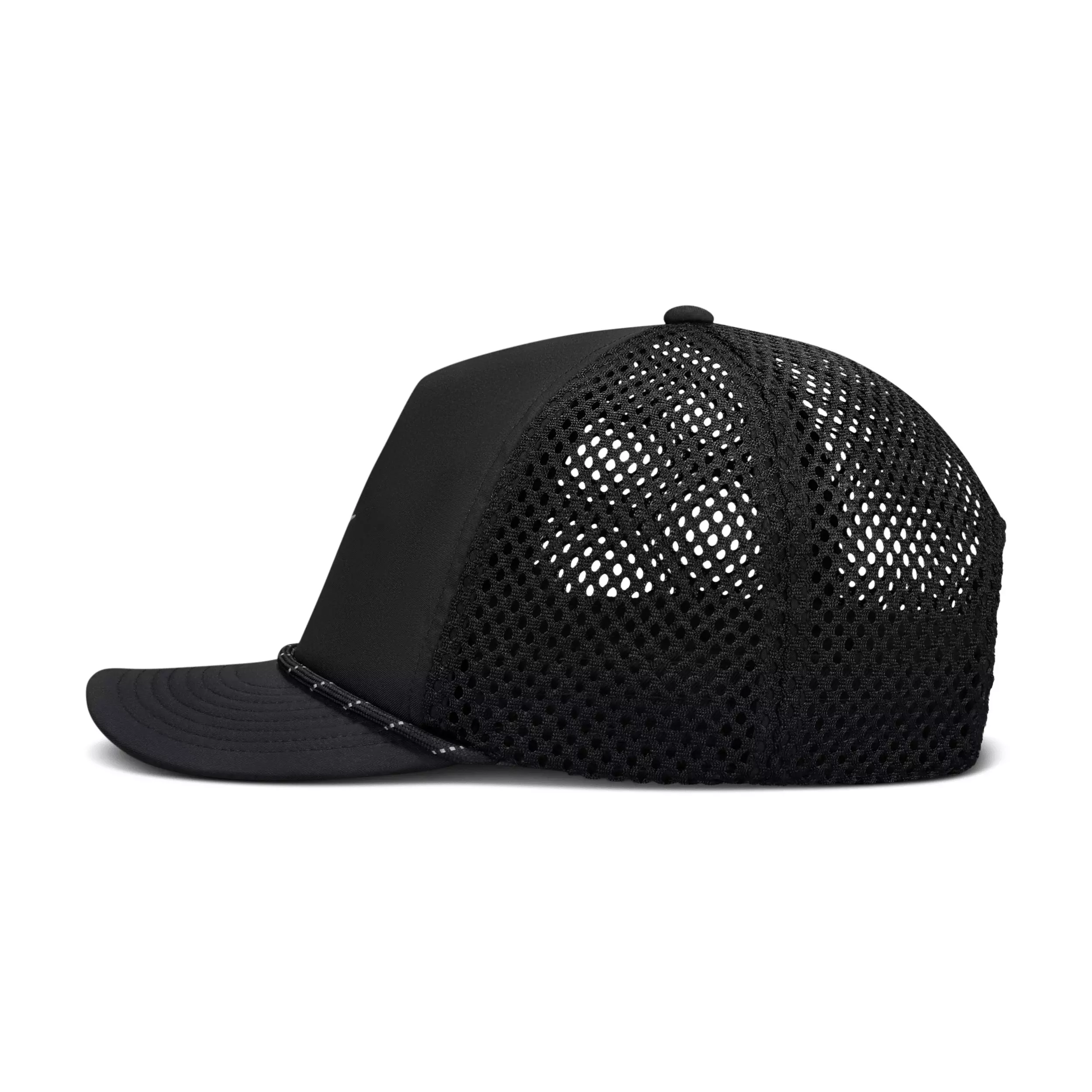 Nike Pro Dri-FIT Unstructured Swoosh Run Hat - BLACK
