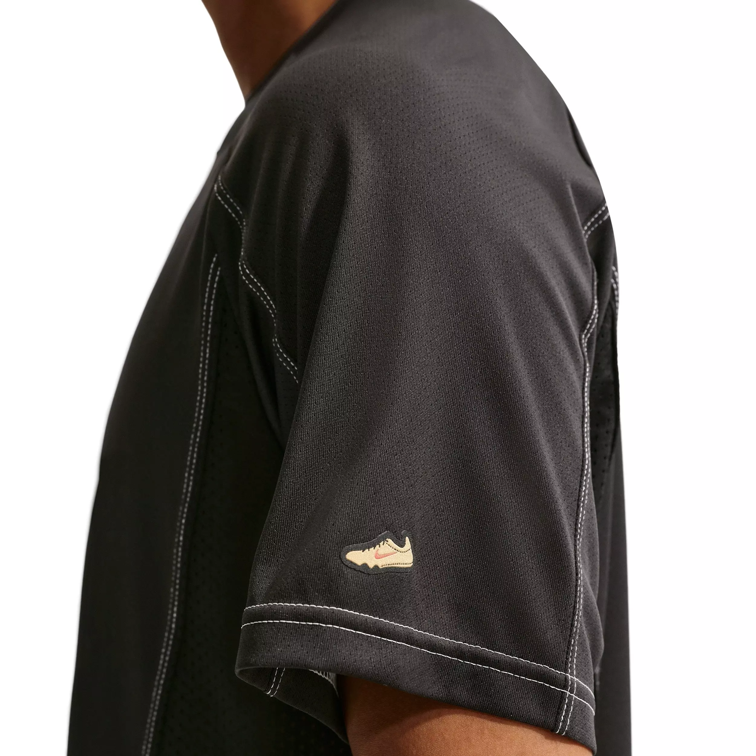 Nike Men's Retro Dri-FIT Short-Sleeve Running Top - BLACK