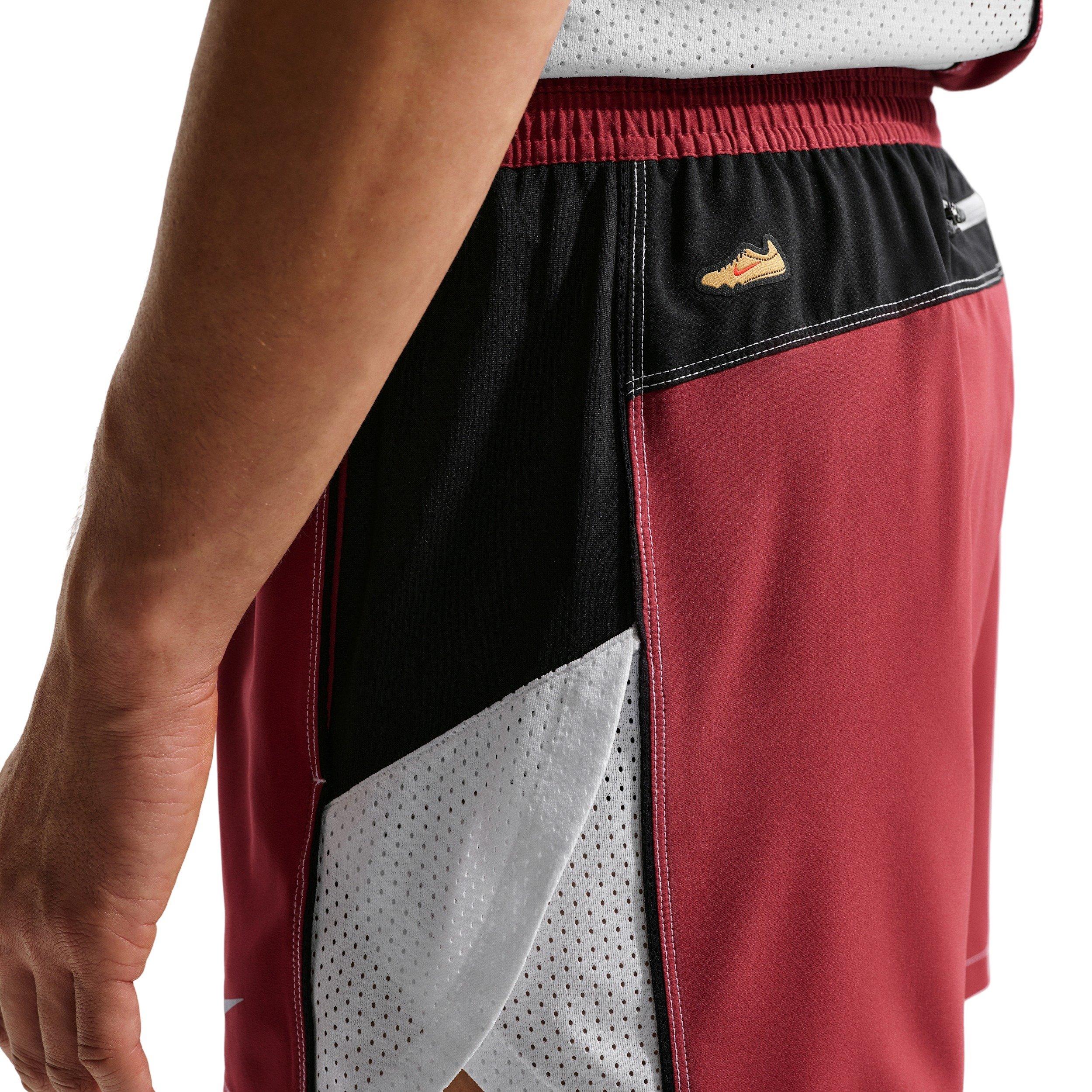 Nike Men's Retro Dri-FIT 4" Brief-Lined Running Shorts - CRIMSON Thumbnail View 6