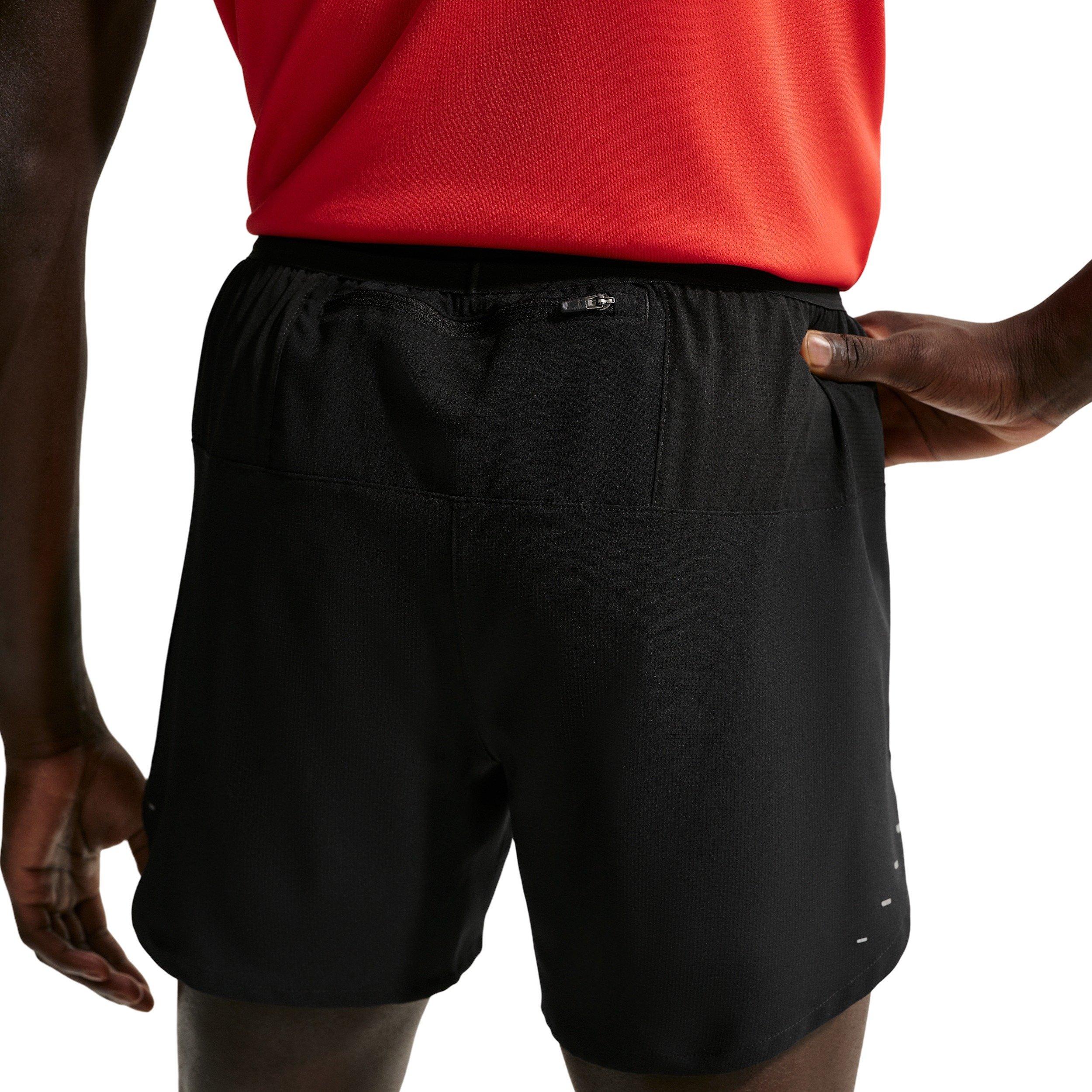 Nike Men's Stride Dri-FIT 5" 2-in-1 Running Shorts - BLACK Thumbnail View 2