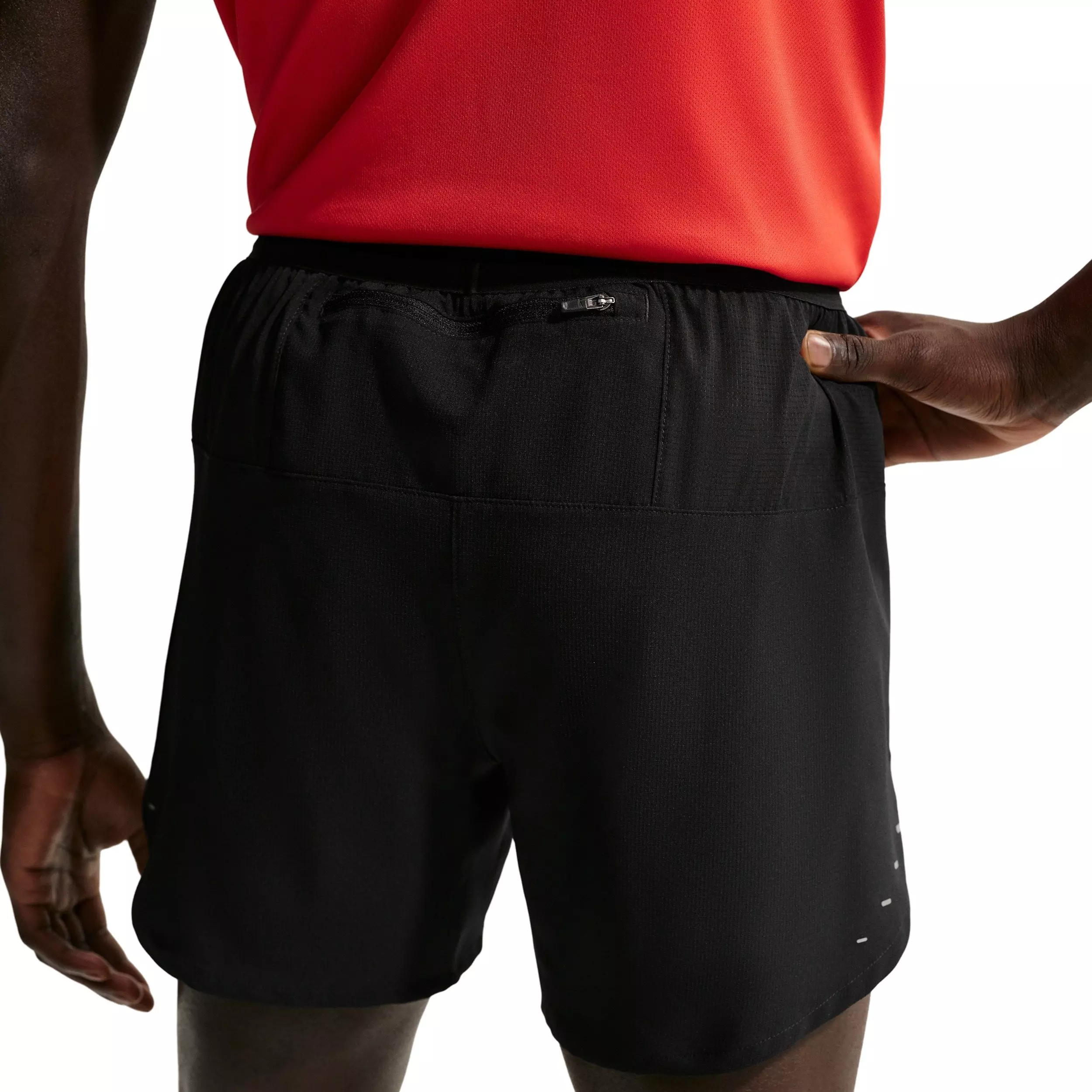 Nike Men's Stride Dri-FIT 5" 2-in-1 Running Shorts - BLACK