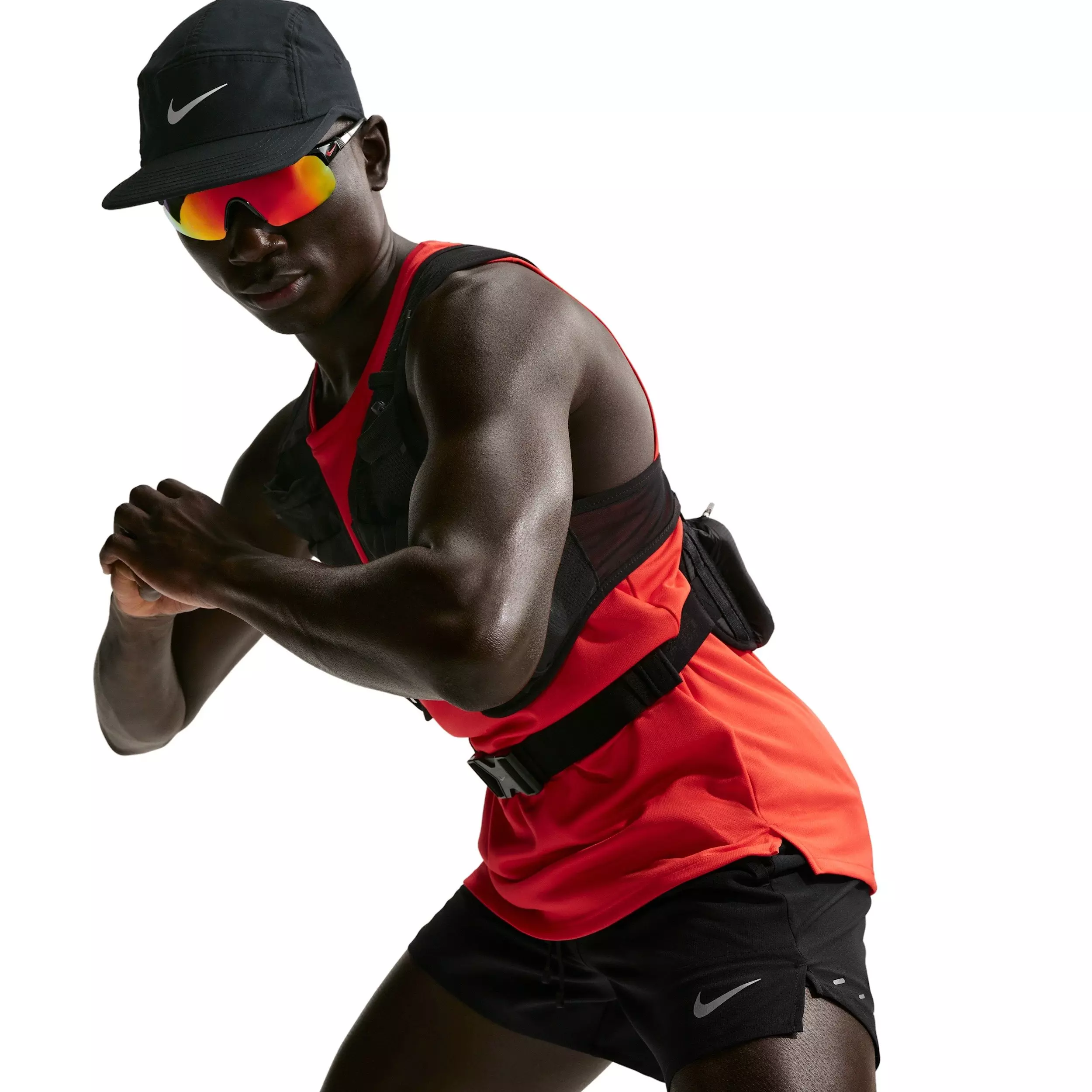 Nike Men's Stride Dri-FIT 5" 2-in-1 Running Shorts - BLACK